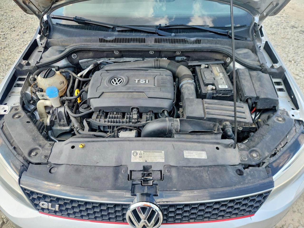 2014 Volkswagen Jetta Gli Silver vin: 3VW4T7AJ0EM311762