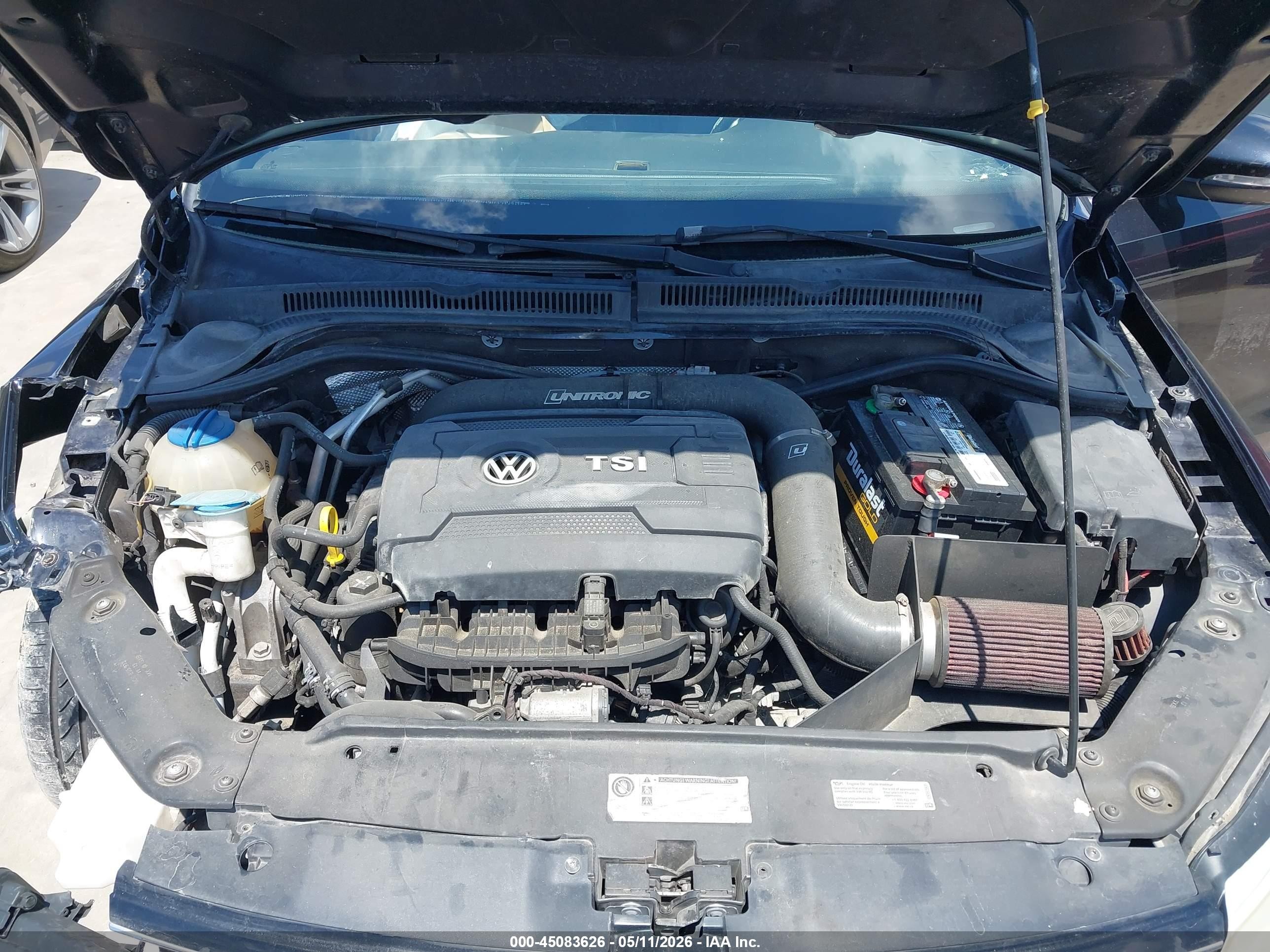 2014 Volkswagen Jetta Gli Black vin: 3VW4T7AJ0EM398031