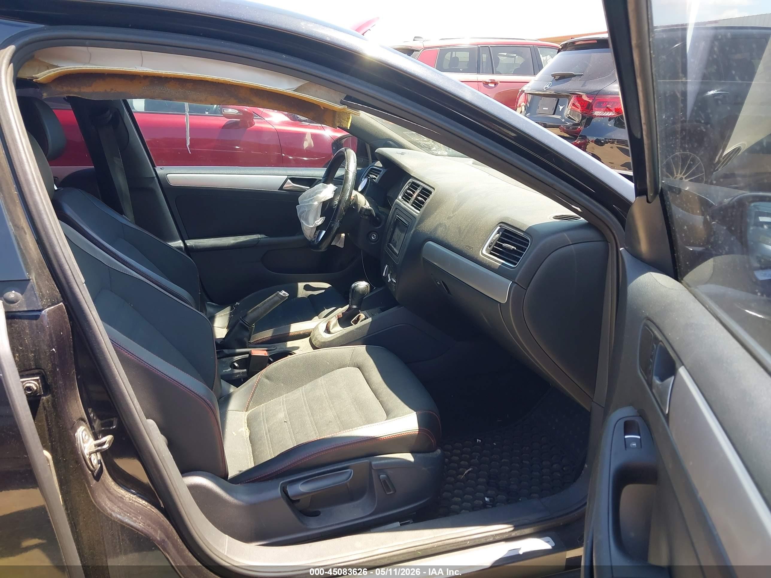 2014 Volkswagen Jetta Gli Black vin: 3VW4T7AJ0EM398031