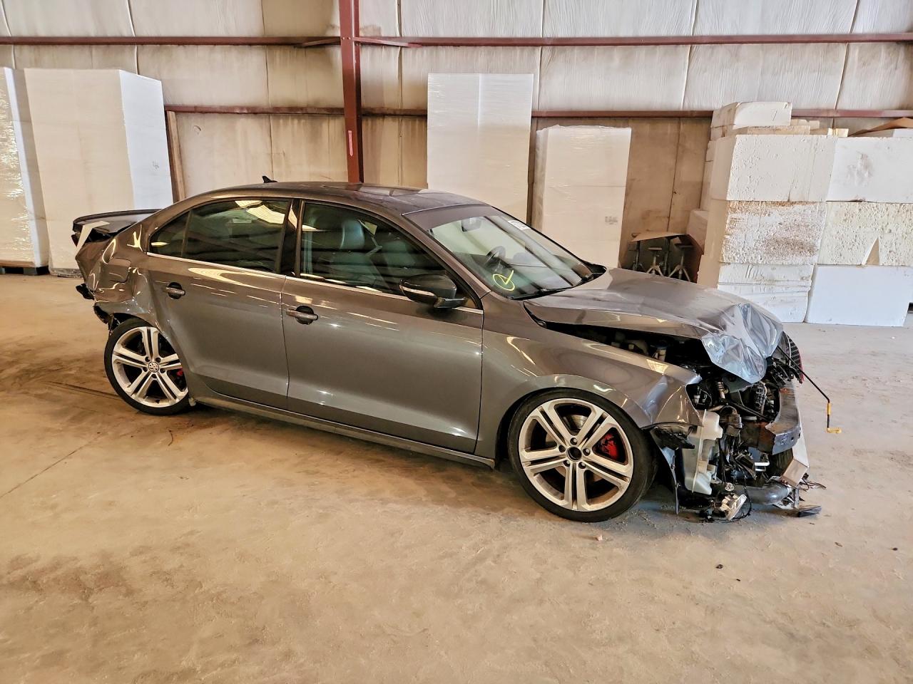 2015 Volkswagen Jetta Gli Серый vin: 3VW4T7AJ0FM343922