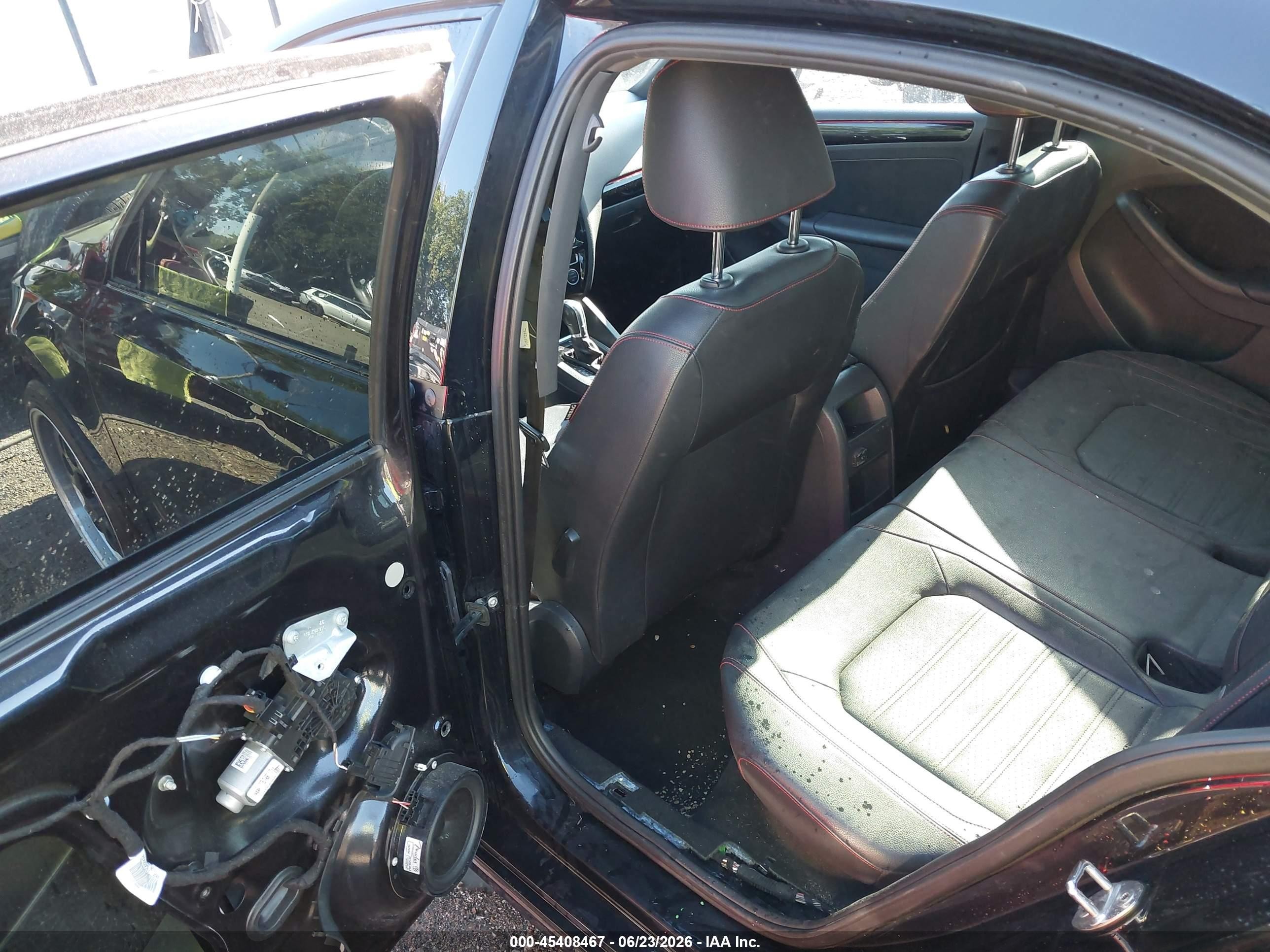 2017 Volkswagen Jetta Gli Black vin: 3VW4T7AJ0HM243872