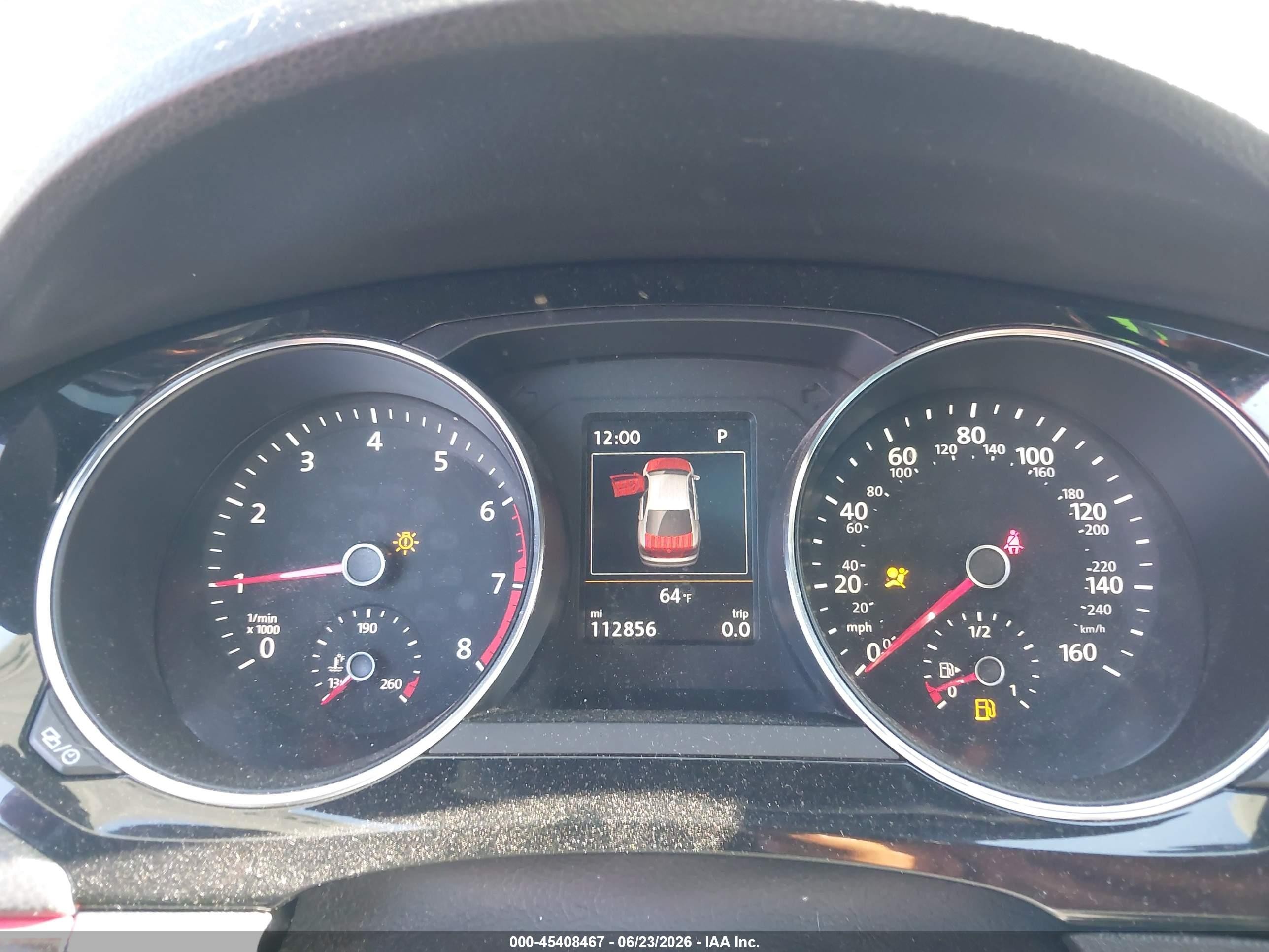 2017 Volkswagen Jetta Gli Black vin: 3VW4T7AJ0HM243872
