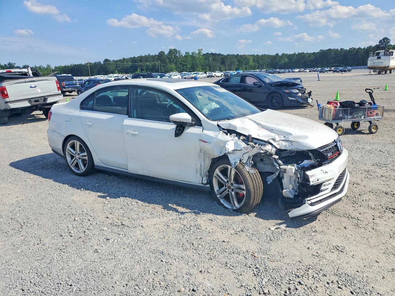 2017 Volkswagen Jetta Gli Белый vin: 3VW4T7AJ2HM401659