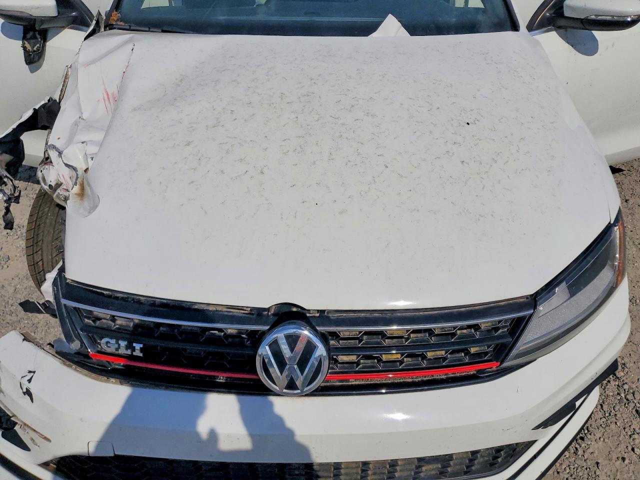 2017 Volkswagen Jetta Gli Белый vin: 3VW4T7AJ2HM401659