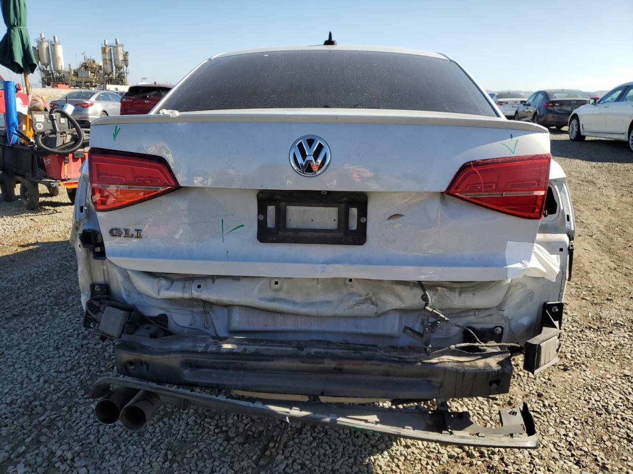 2018 Volkswagen Jetta Gli Белый vin: 3VW4T7AJ2JM239540