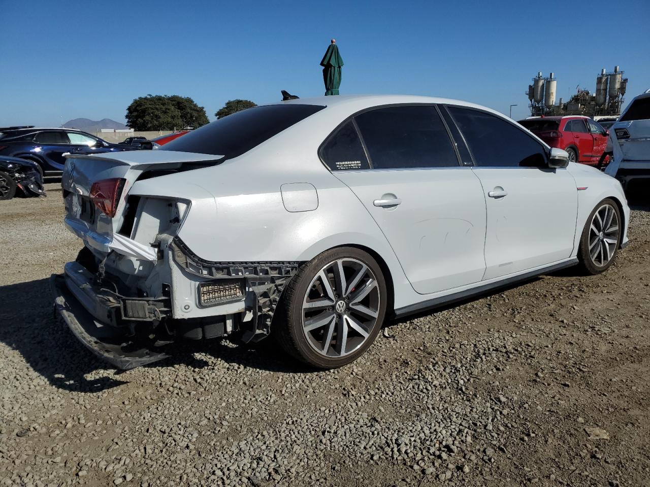 2018 Volkswagen Jetta Gli Белый vin: 3VW4T7AJ2JM239540