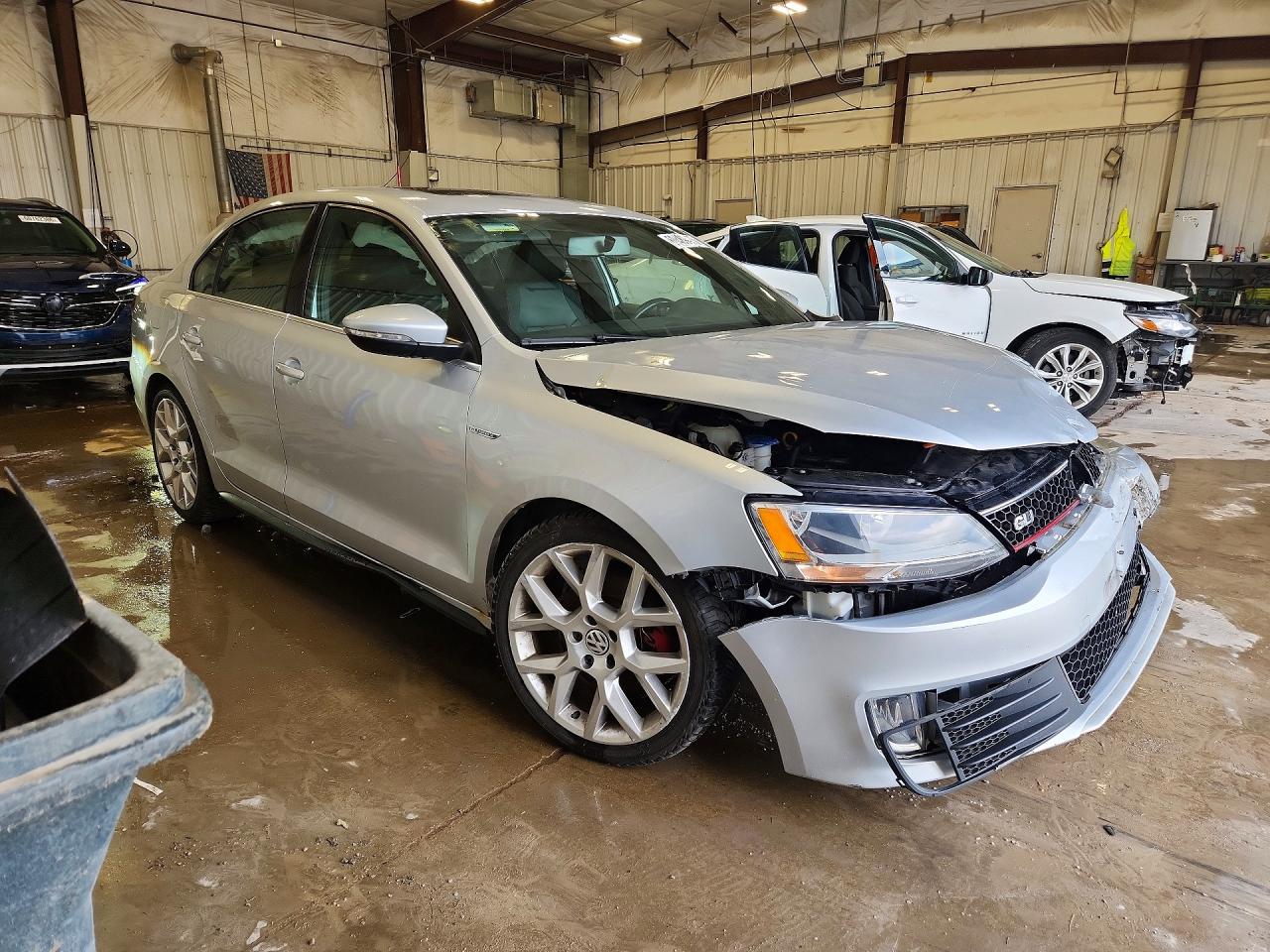 2014 Volkswagen Jetta Gli Gray vin: 3VW4T7AJ3EM334646