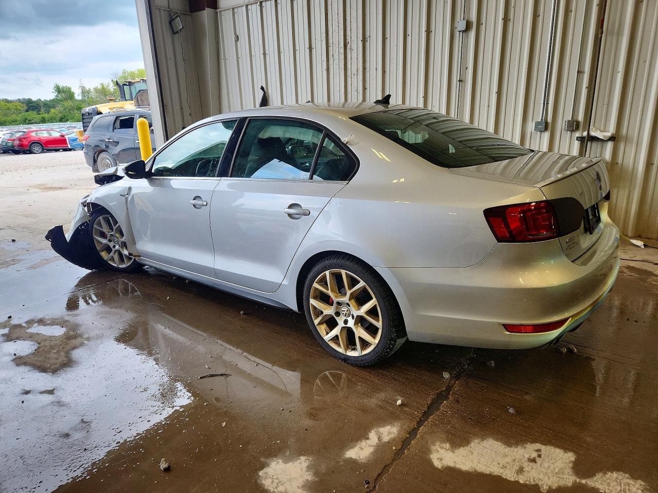 2014 Volkswagen Jetta Gli Gray vin: 3VW4T7AJ3EM334646