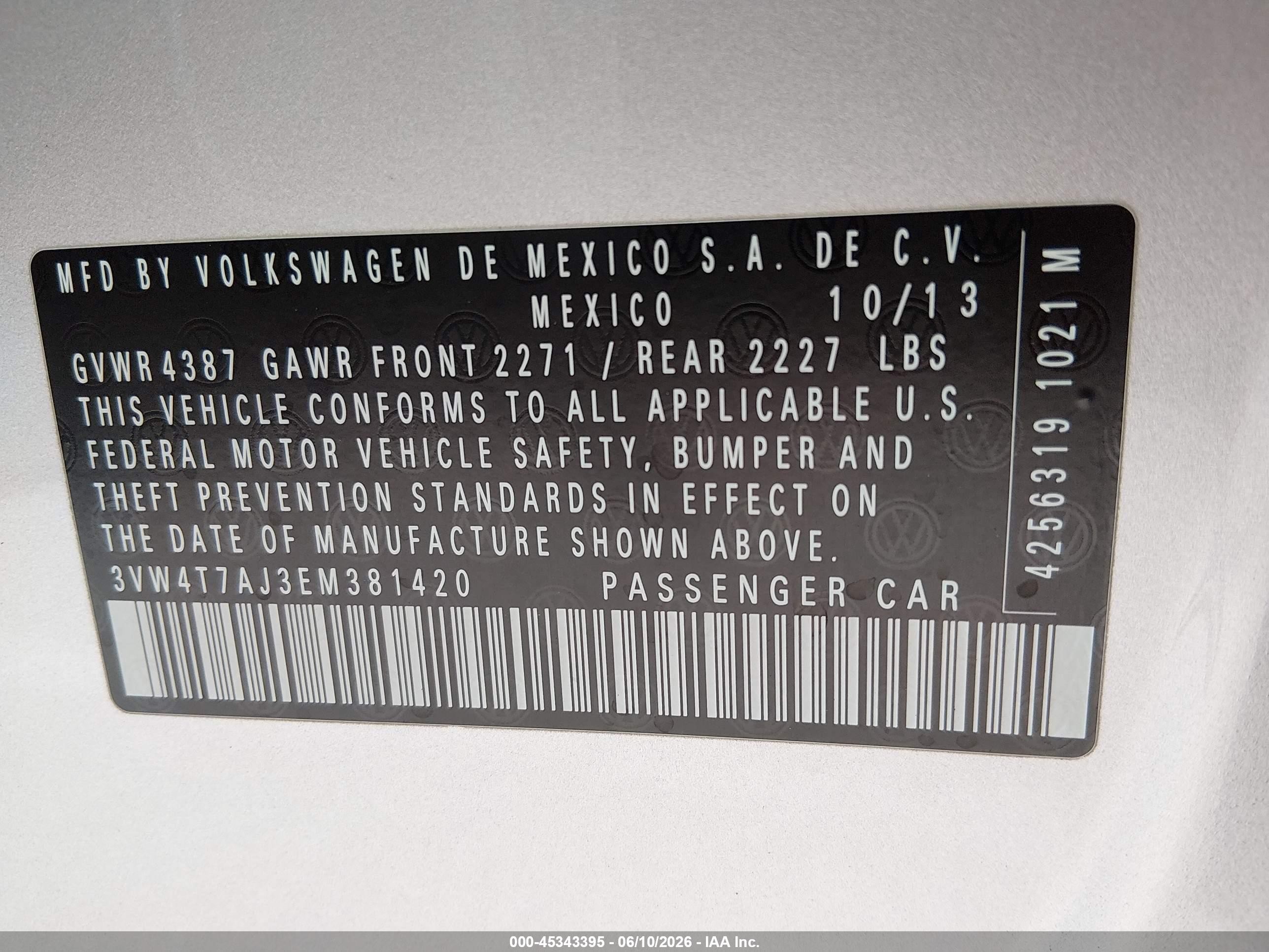 2014 Volkswagen Jetta Gli Autobahn W/nav Gray vin: 3VW4T7AJ3EM381420