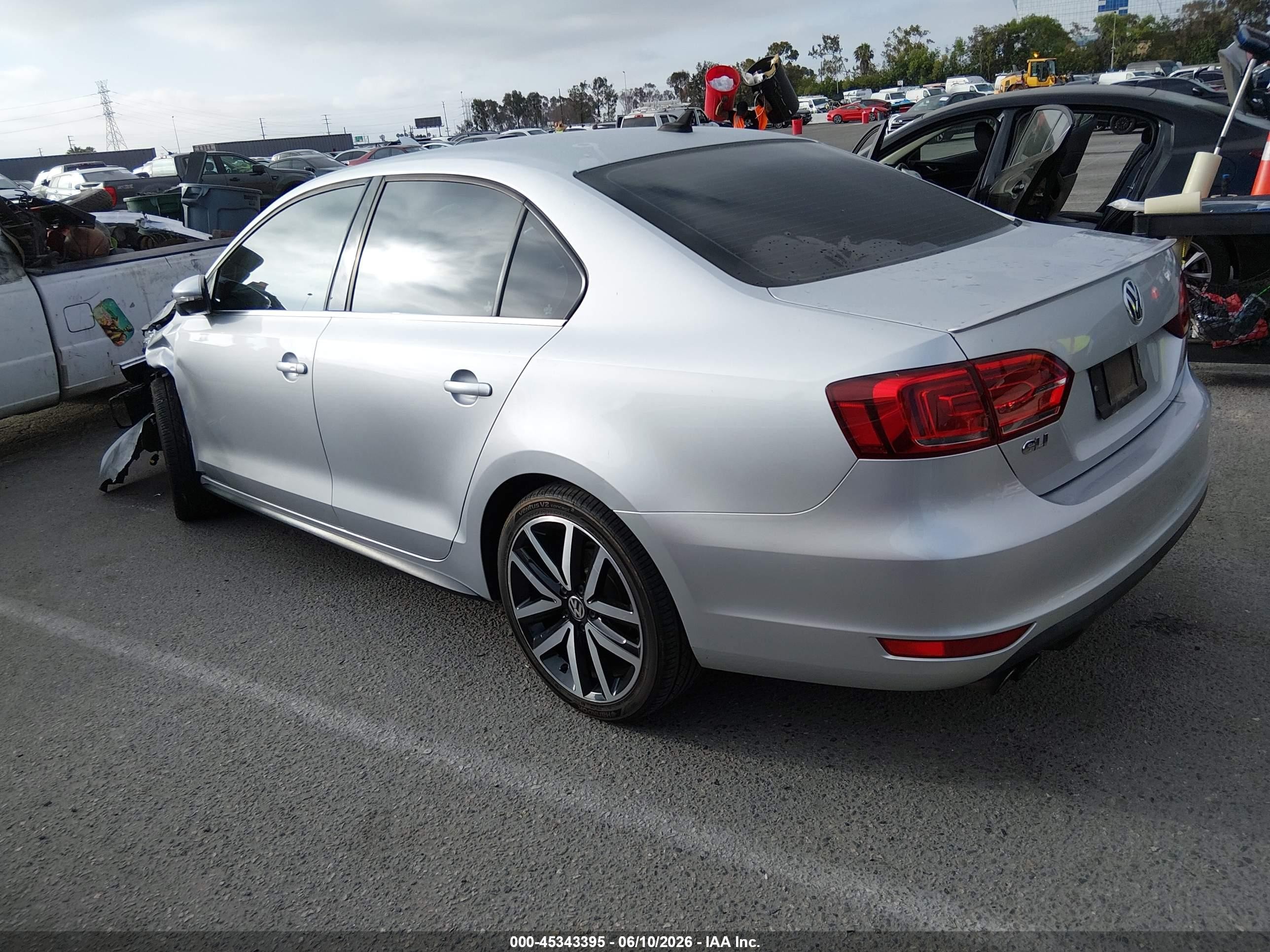 2014 Volkswagen Jetta Gli Autobahn W/nav Gray vin: 3VW4T7AJ3EM381420