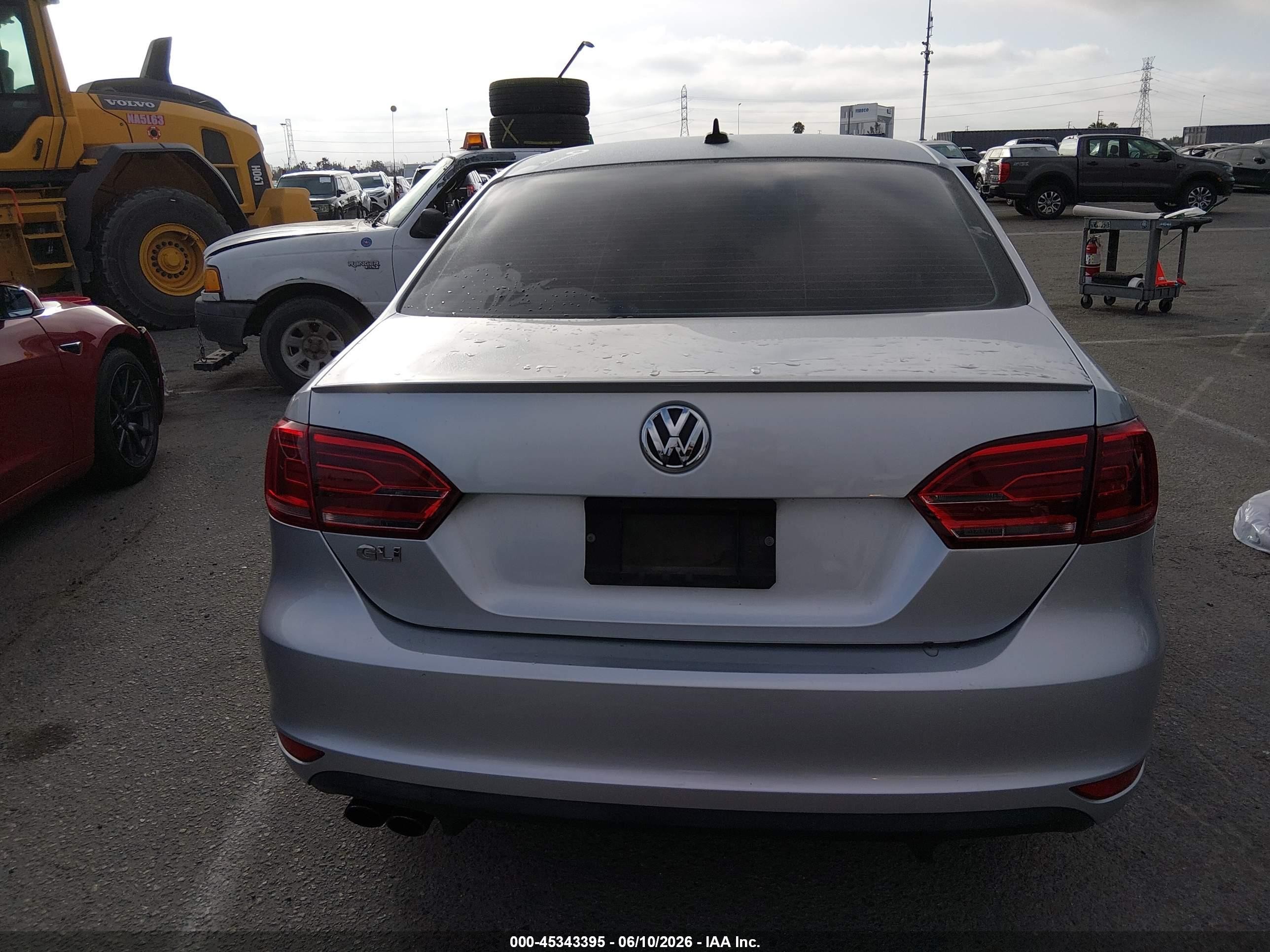 2014 Volkswagen Jetta Gli Autobahn W/nav Gray vin: 3VW4T7AJ3EM381420