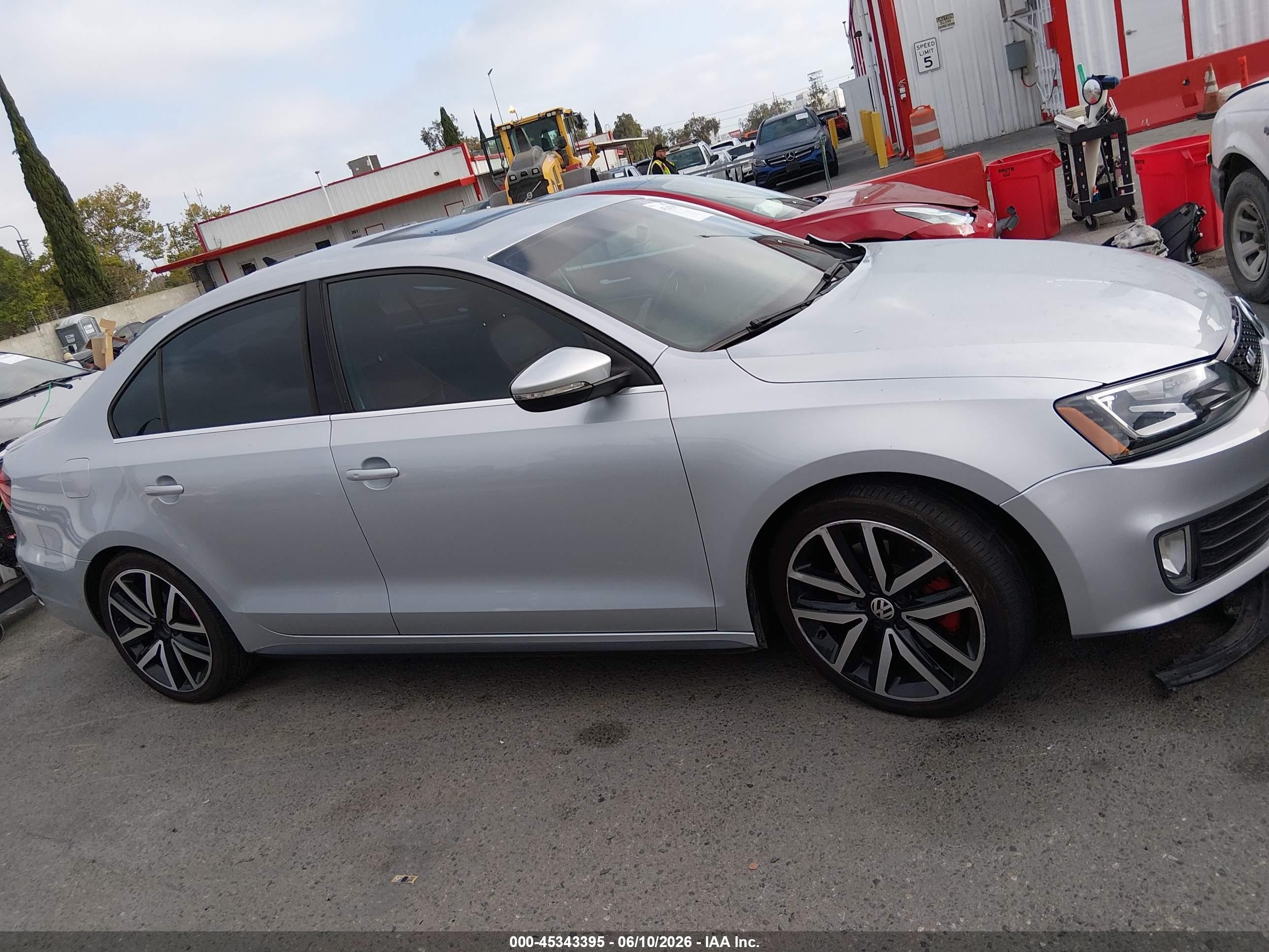 2014 Volkswagen Jetta Gli Autobahn W/nav Gray vin: 3VW4T7AJ3EM381420