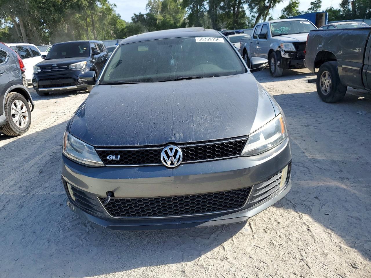 2014 Volkswagen Jetta Gli Gray vin: 3VW4T7AJ3EM385094