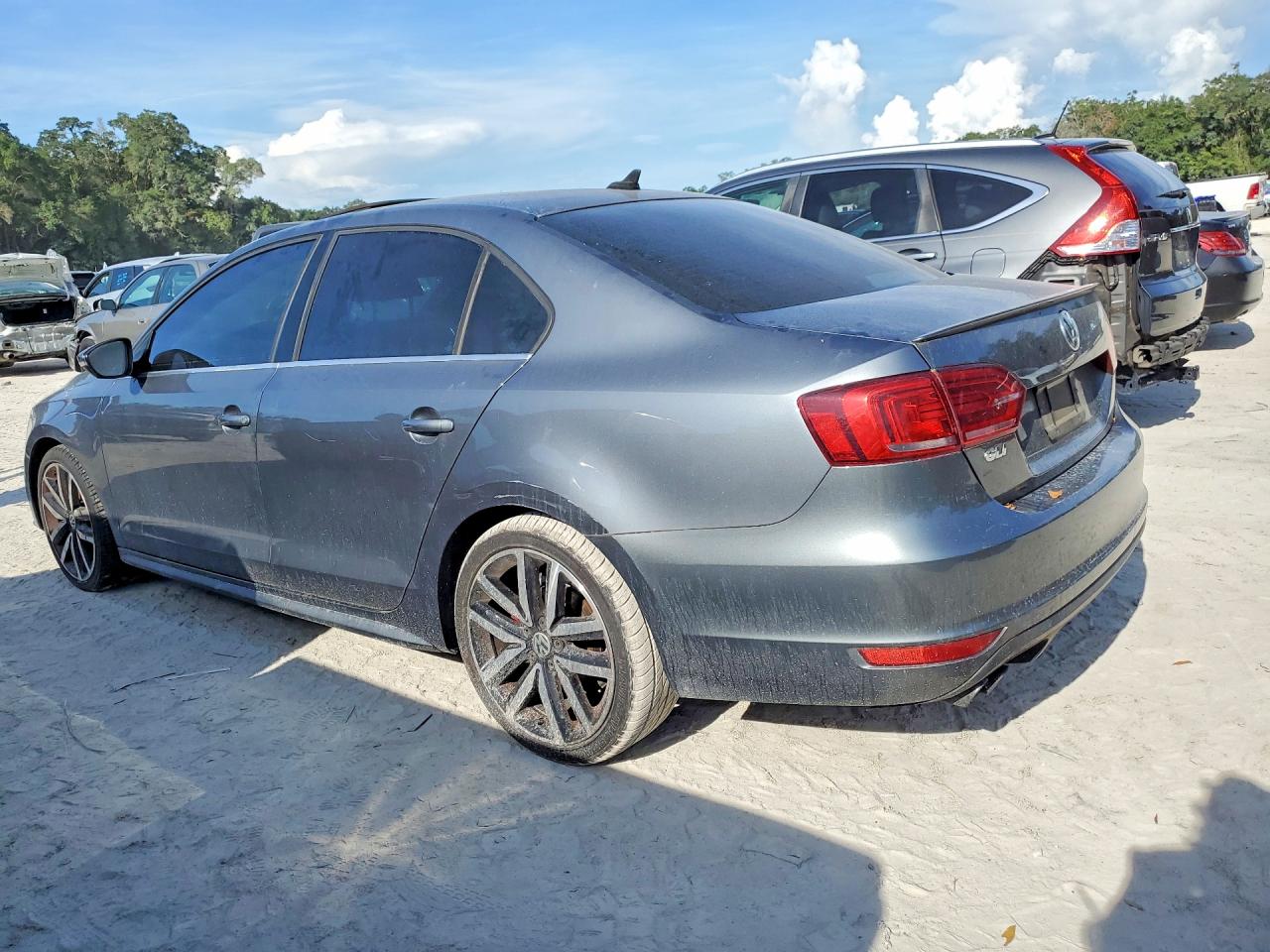 2014 Volkswagen Jetta Gli Gray vin: 3VW4T7AJ3EM385094