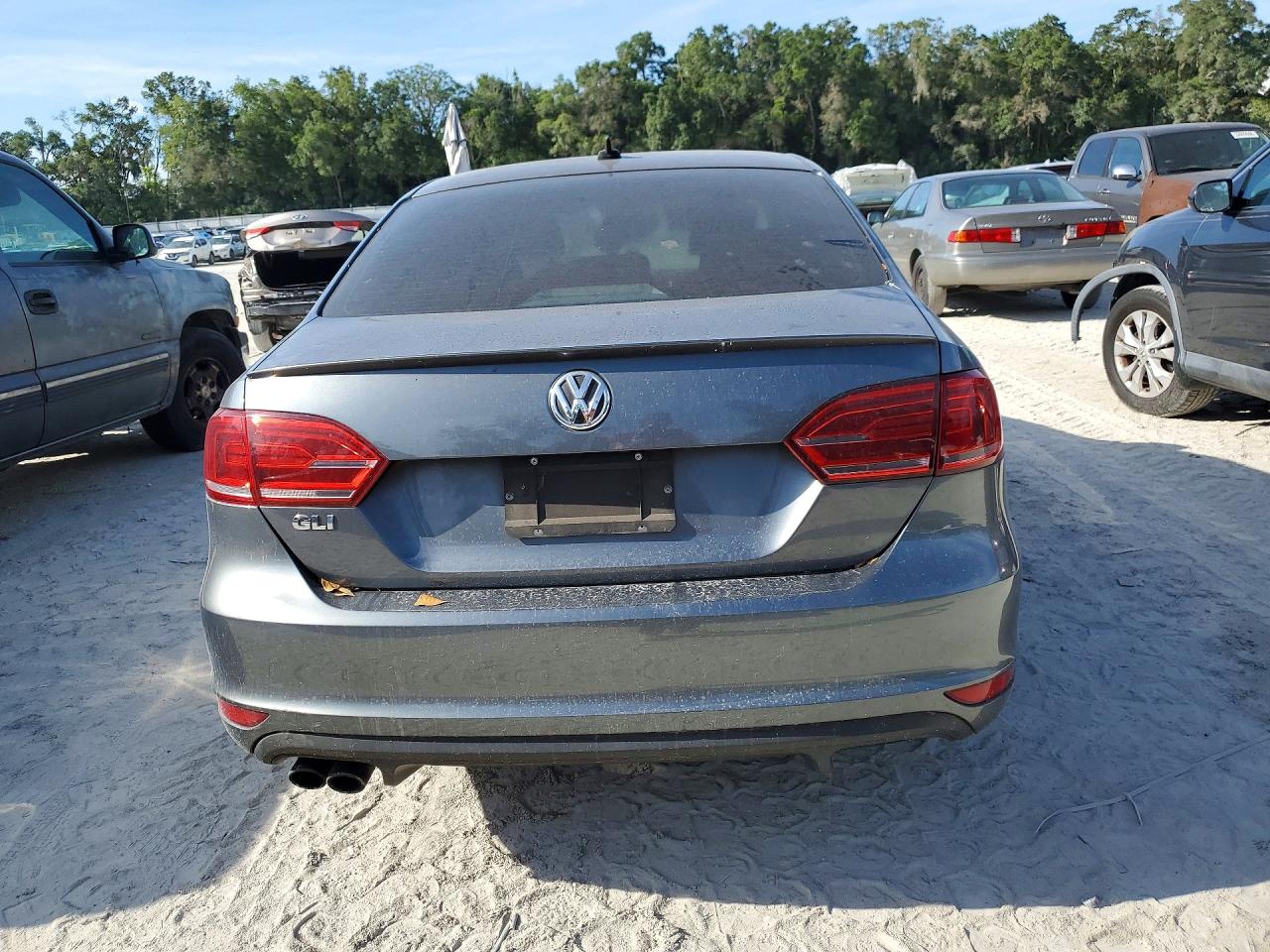 2014 Volkswagen Jetta Gli Gray vin: 3VW4T7AJ3EM385094