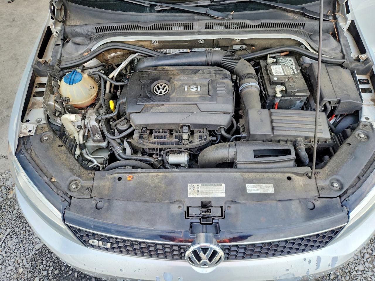 2013 Volkswagen Jetta Gli Silver vin: 3VW4T7AJ4DM306224