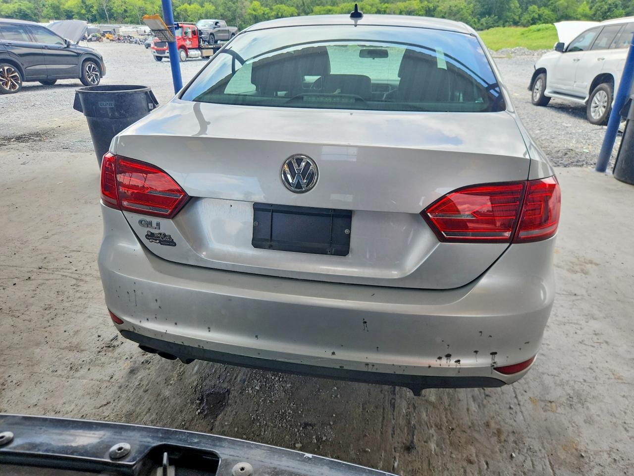 2013 Volkswagen Jetta Gli Silver vin: 3VW4T7AJ4DM306224