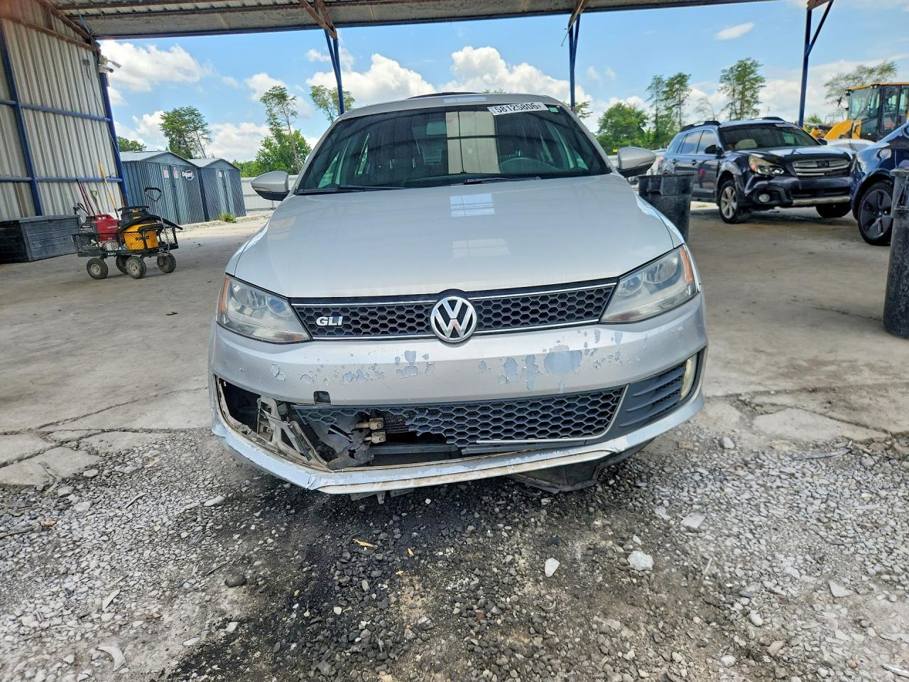 2013 Volkswagen Jetta Gli Silver vin: 3VW4T7AJ4DM306224