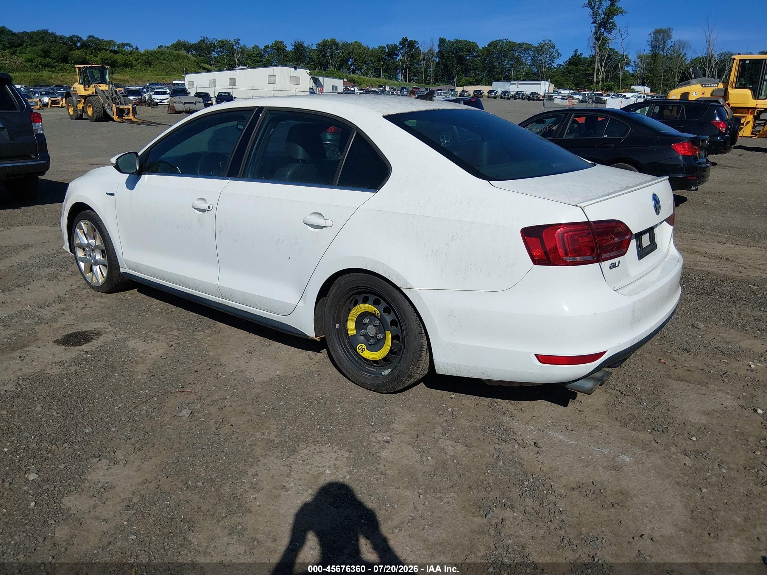 2014 Volkswagen Jetta Gli Edition 30 White vin: 3VW4T7AJ4EM329889