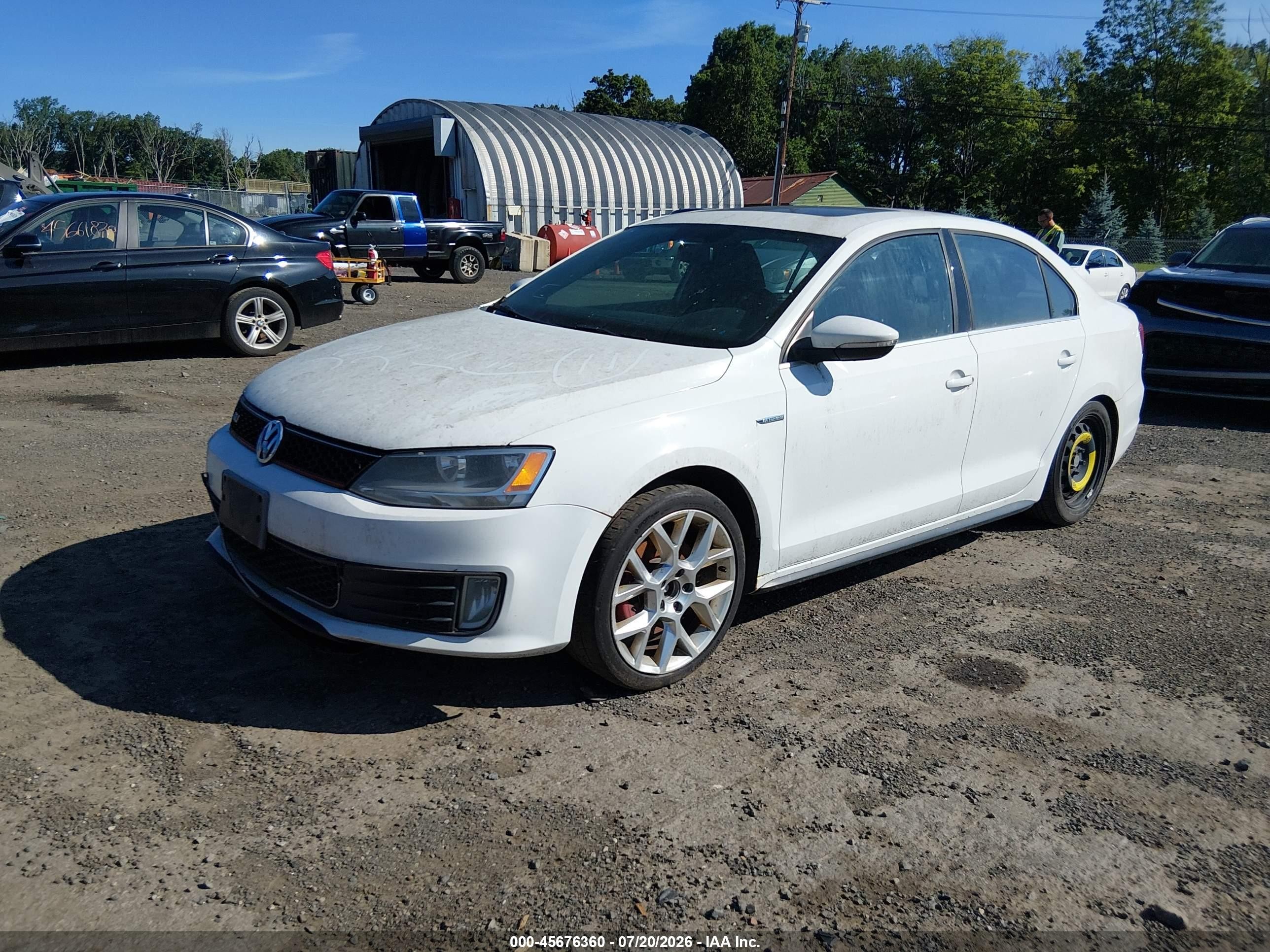 2014 Volkswagen Jetta Gli Edition 30 White vin: 3VW4T7AJ4EM329889
