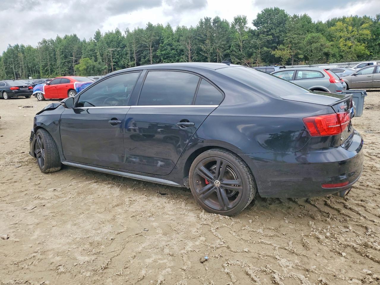 2015 Volkswagen Jetta Gli Black vin: 3VW4T7AJ5FM273379