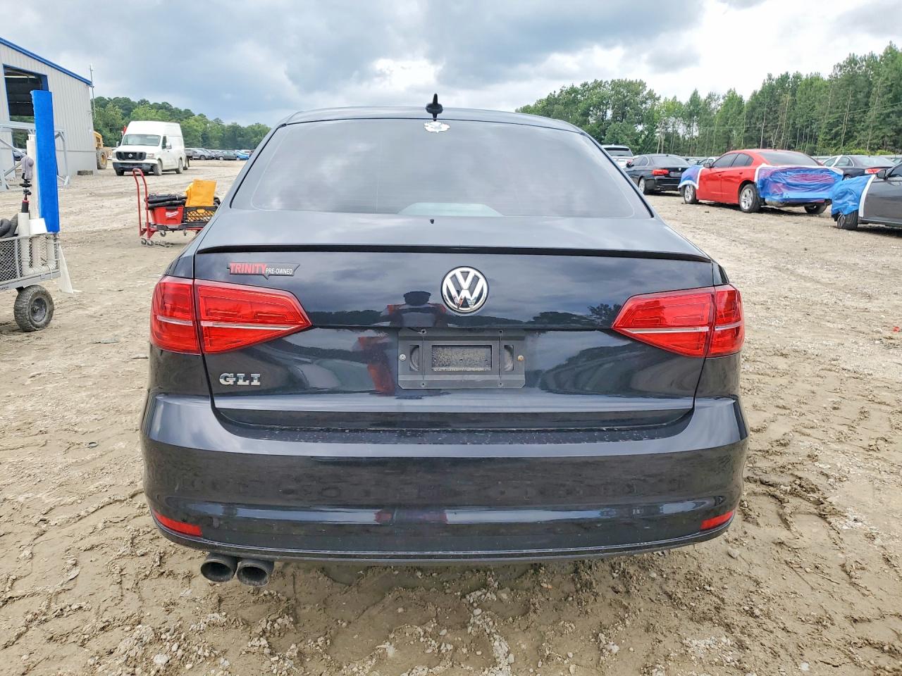 2015 Volkswagen Jetta Gli Black vin: 3VW4T7AJ5FM273379