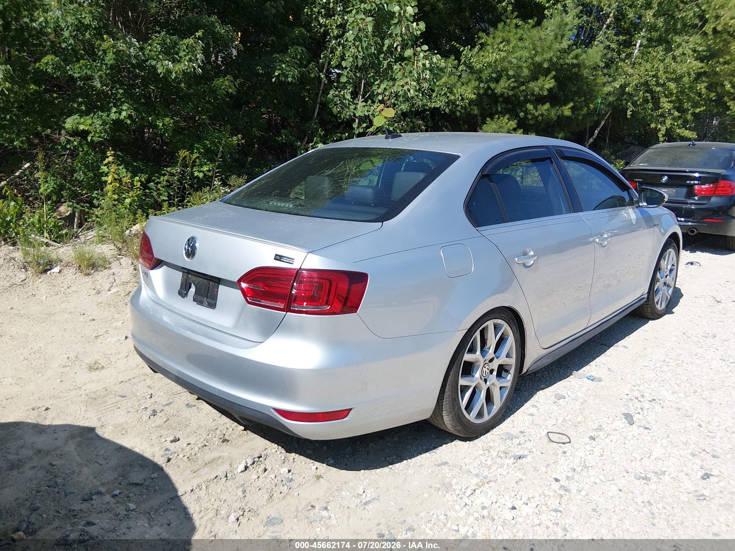 2014 Volkswagen Jetta Gli Edition 30 W/nav Silver vin: 3VW4T7AJ6EM275642