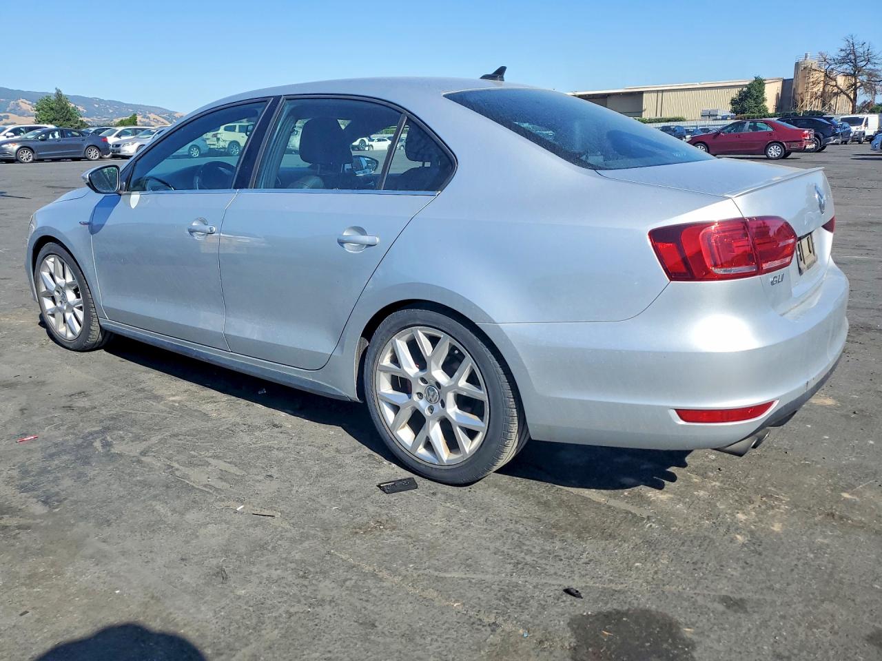 2014 Volkswagen Jetta Silver vin: 3VW4T7AJ6EM336388