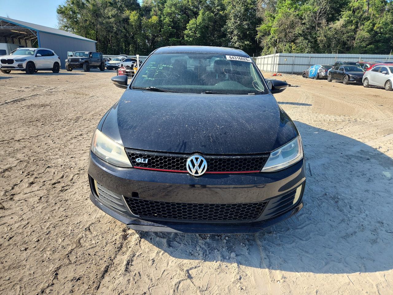 2014 Volkswagen Jetta Gli Black vin: 3VW4T7AJ7EM295463