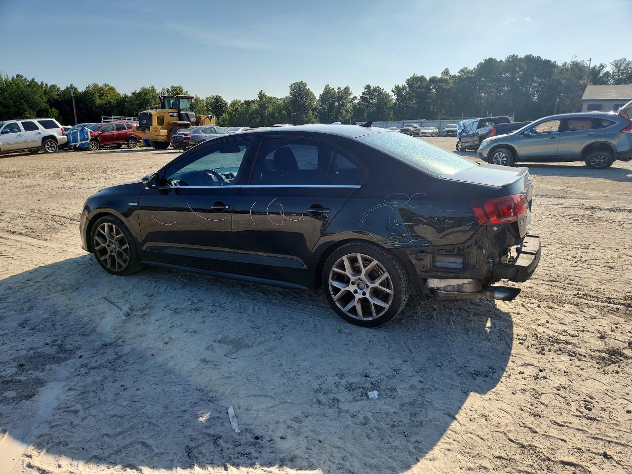 2014 Volkswagen Jetta Gli Black vin: 3VW4T7AJ7EM295463