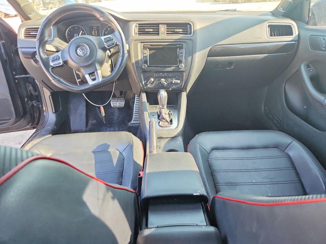 2014 Volkswagen Jetta Gli Black vin: 3VW4T7AJ7EM295463
