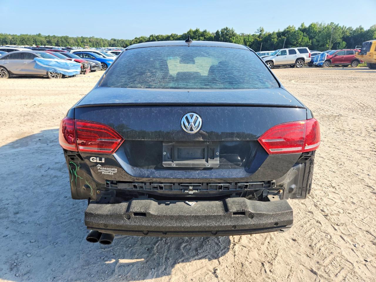 2014 Volkswagen Jetta Gli Black vin: 3VW4T7AJ7EM295463