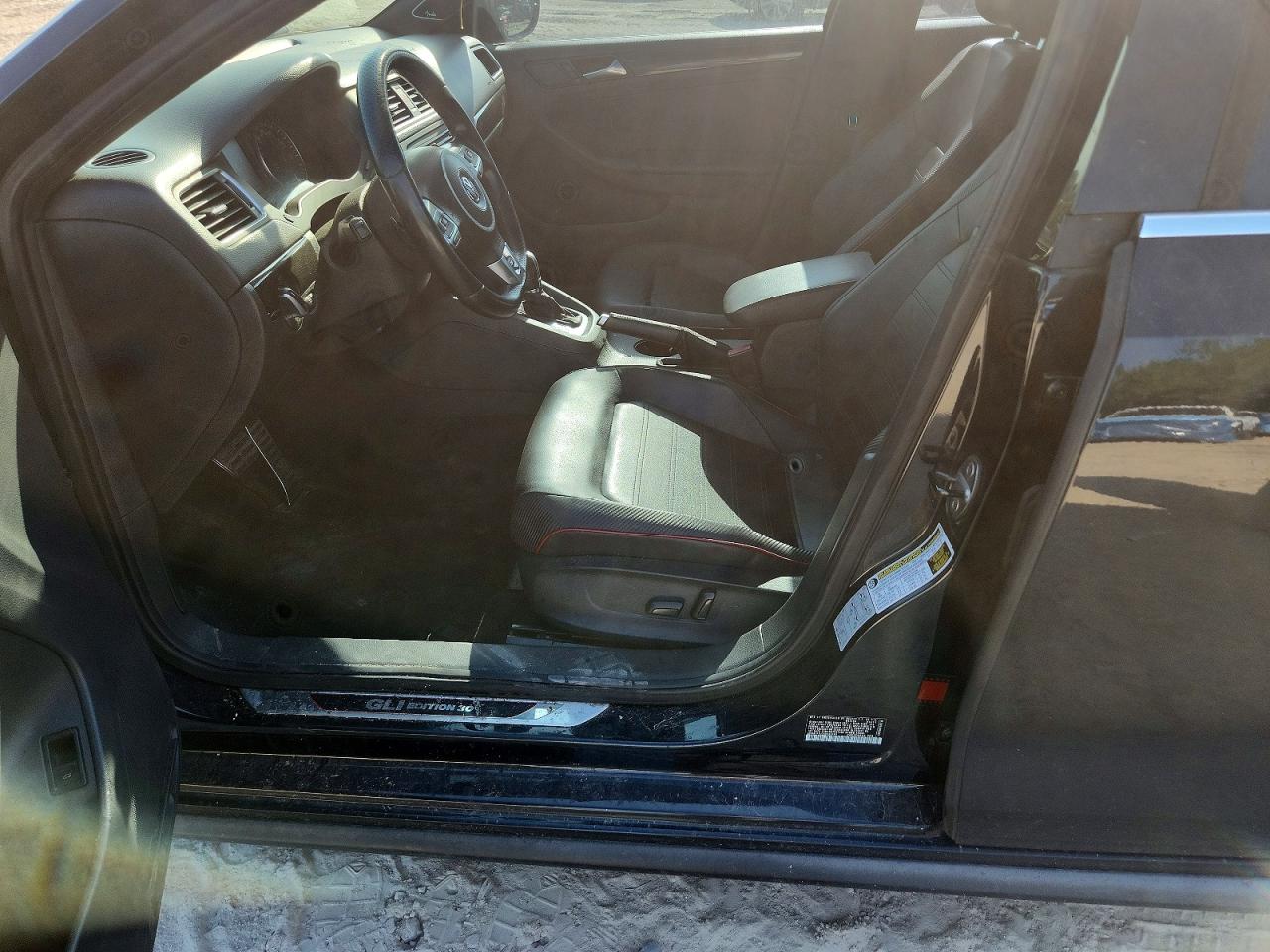 2014 Volkswagen Jetta Gli Black vin: 3VW4T7AJ7EM295463