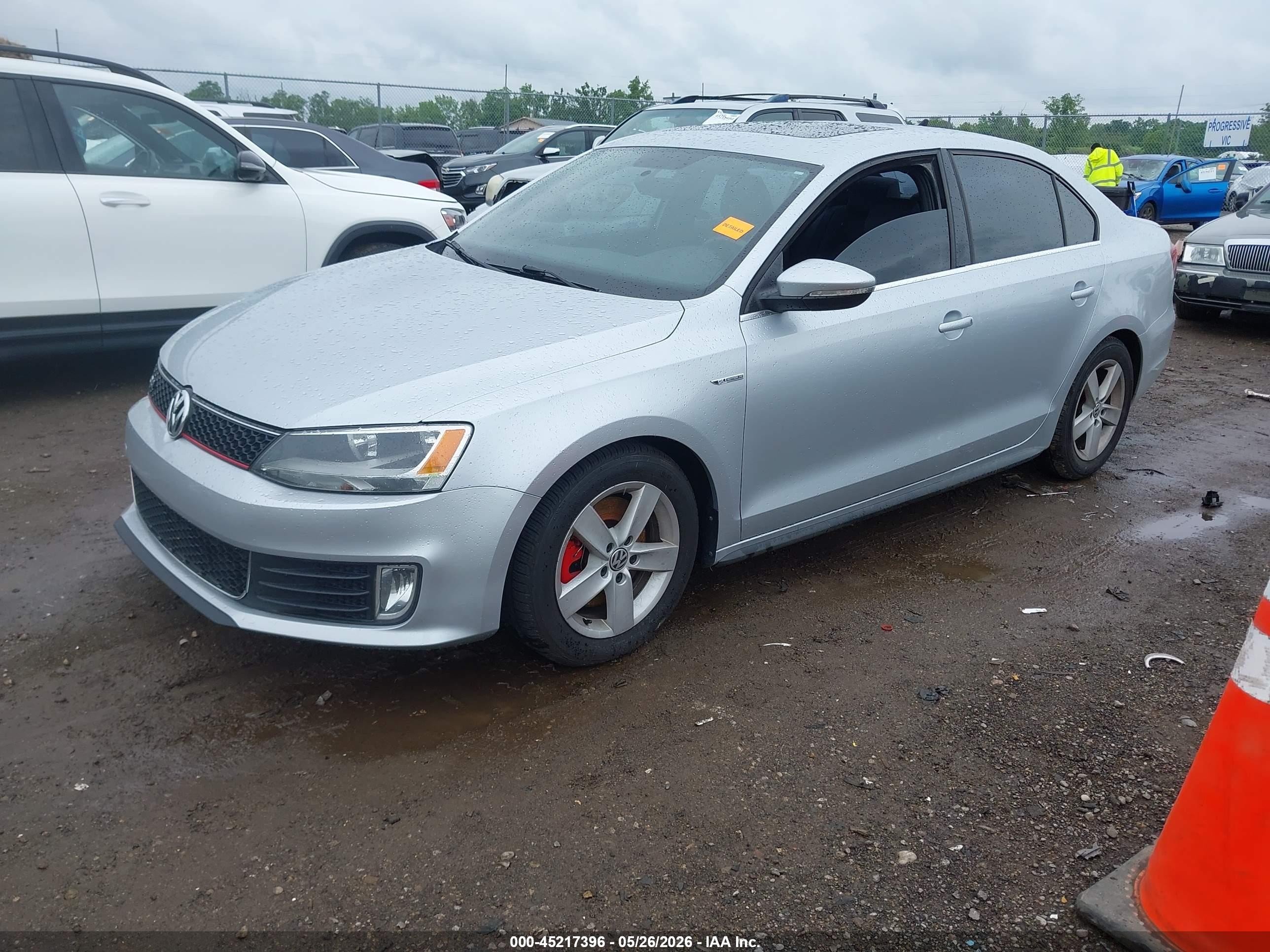 2014 Volkswagen Jetta Gli Edition 30 Silver vin: 3VW4T7AJ7EM329871