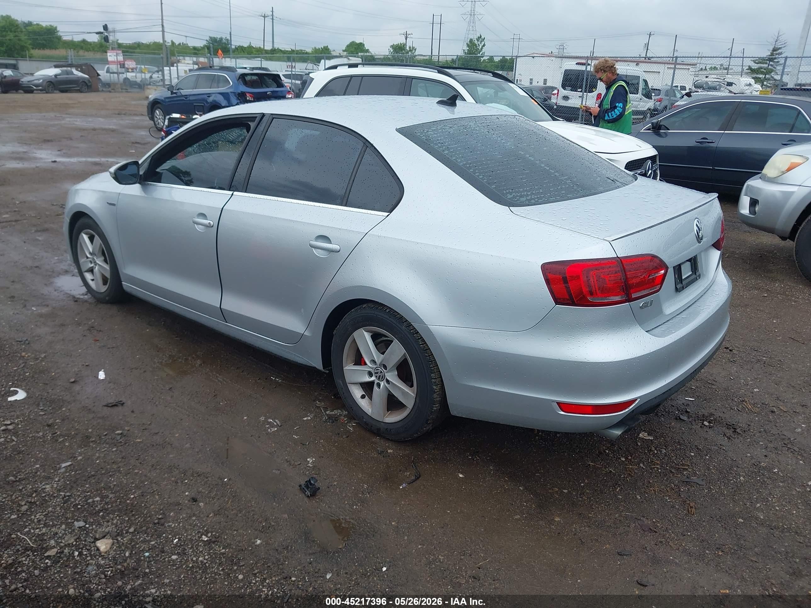 2014 Volkswagen Jetta Gli Edition 30 Silver vin: 3VW4T7AJ7EM329871