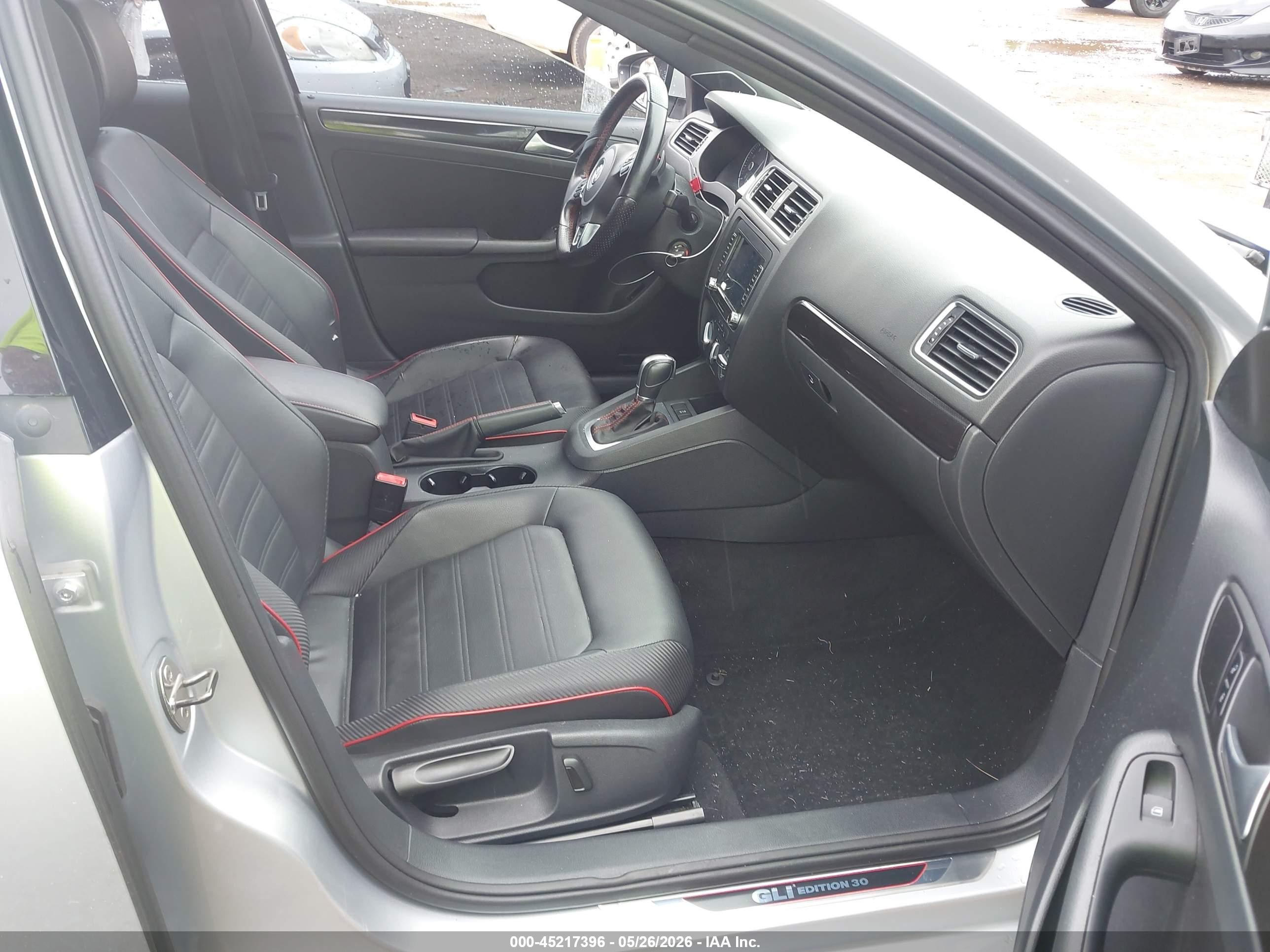 2014 Volkswagen Jetta Gli Edition 30 Silver vin: 3VW4T7AJ7EM329871