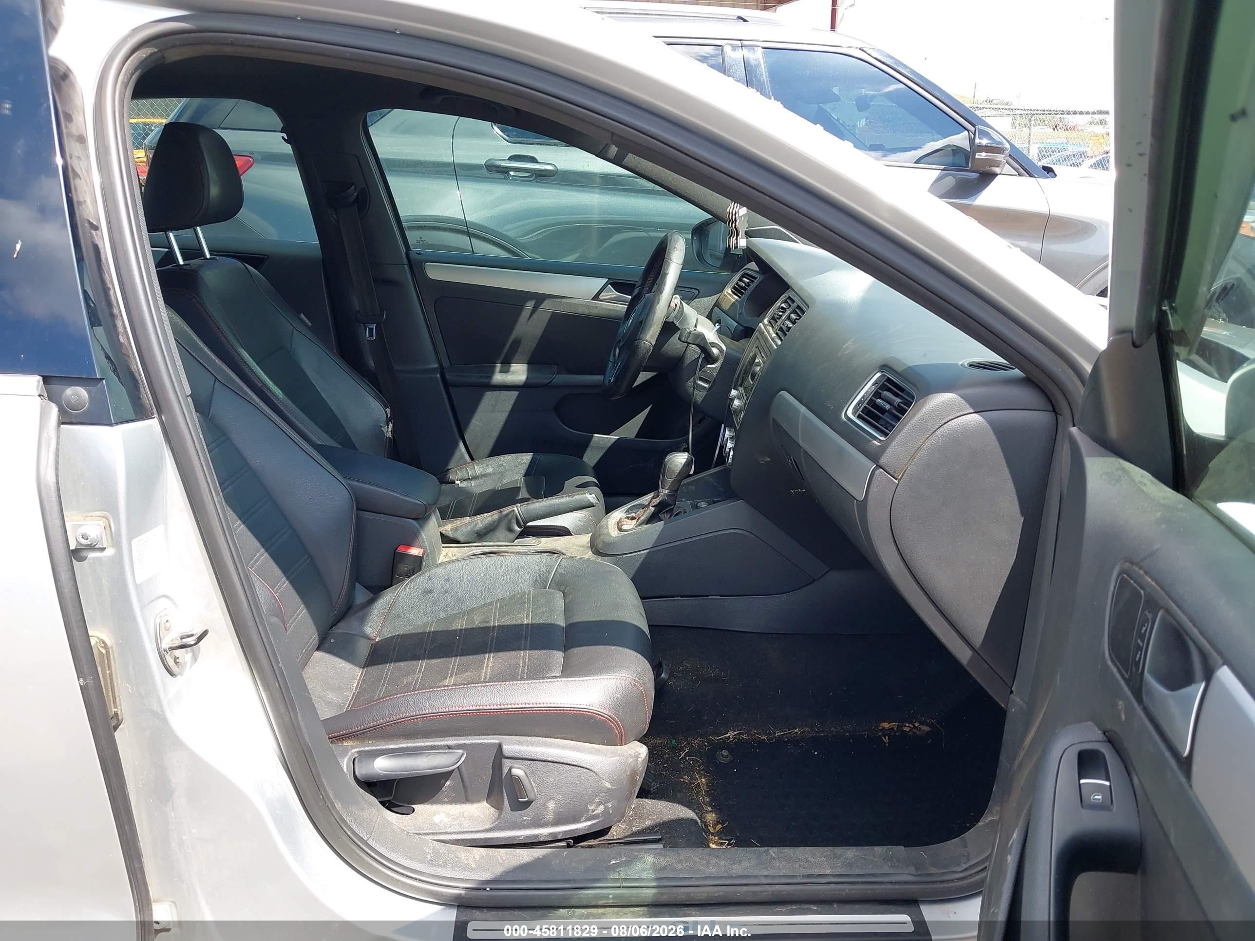 2014 Volkswagen Jetta Gli Autobahn W/nav Silver vin: 3VW4T7AJ8EM219735