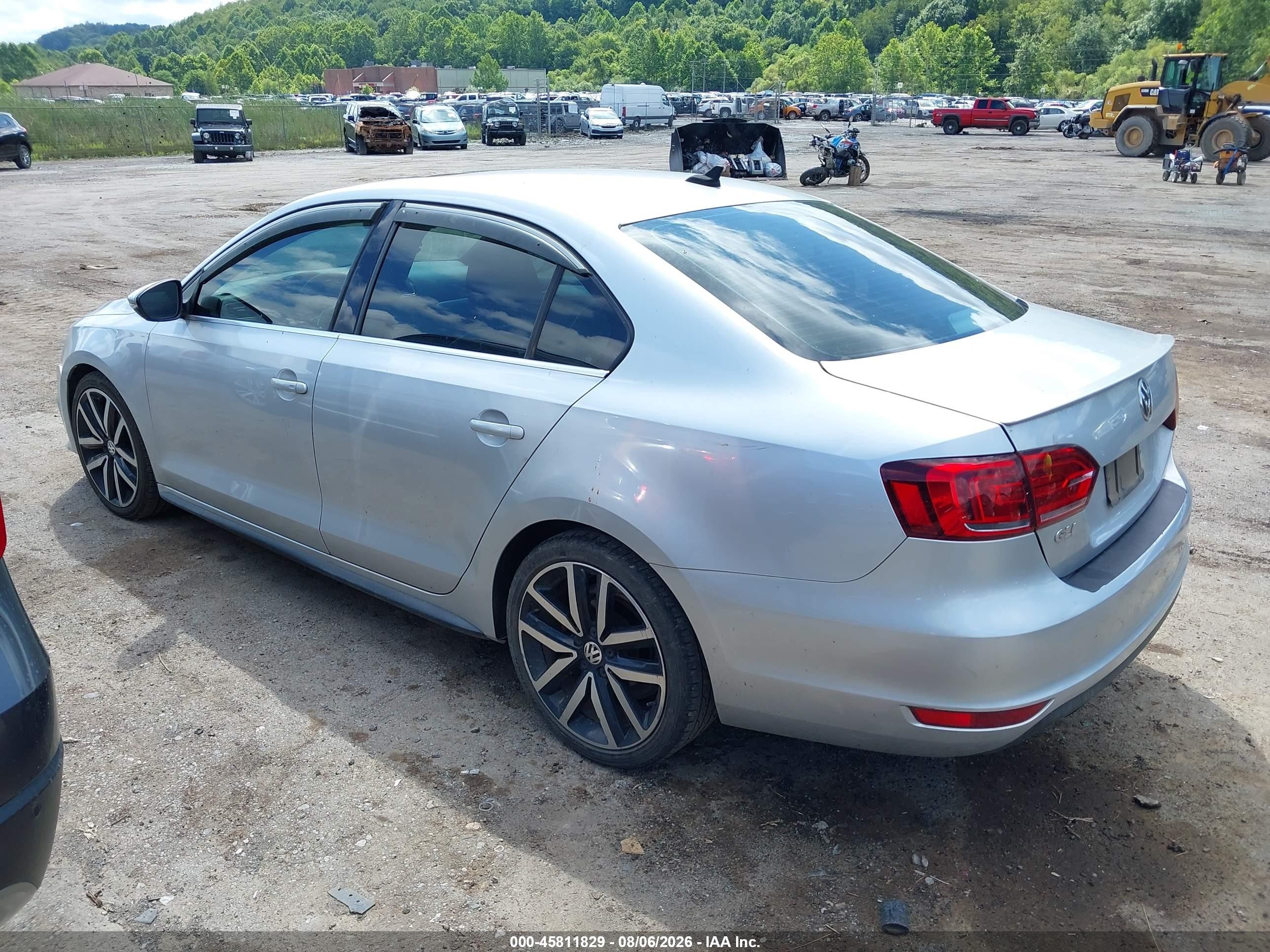 2014 Volkswagen Jetta Gli Autobahn W/nav Silver vin: 3VW4T7AJ8EM219735