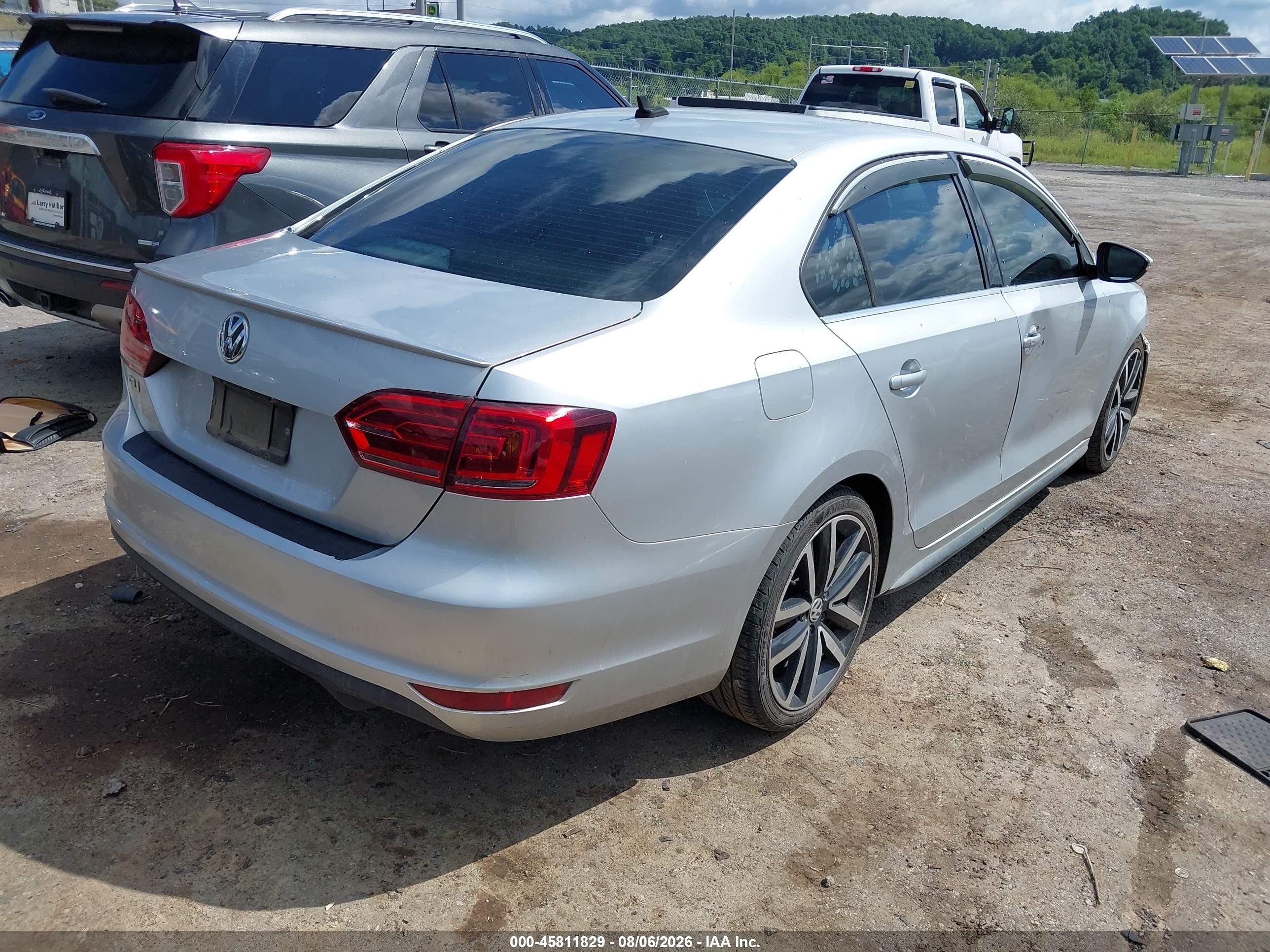 2014 Volkswagen Jetta Gli Autobahn W/nav Silver vin: 3VW4T7AJ8EM219735