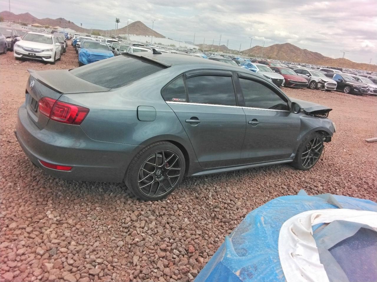 2014 Volkswagen Jetta Gli Gray vin: 3VW4T7AJ8EM373152