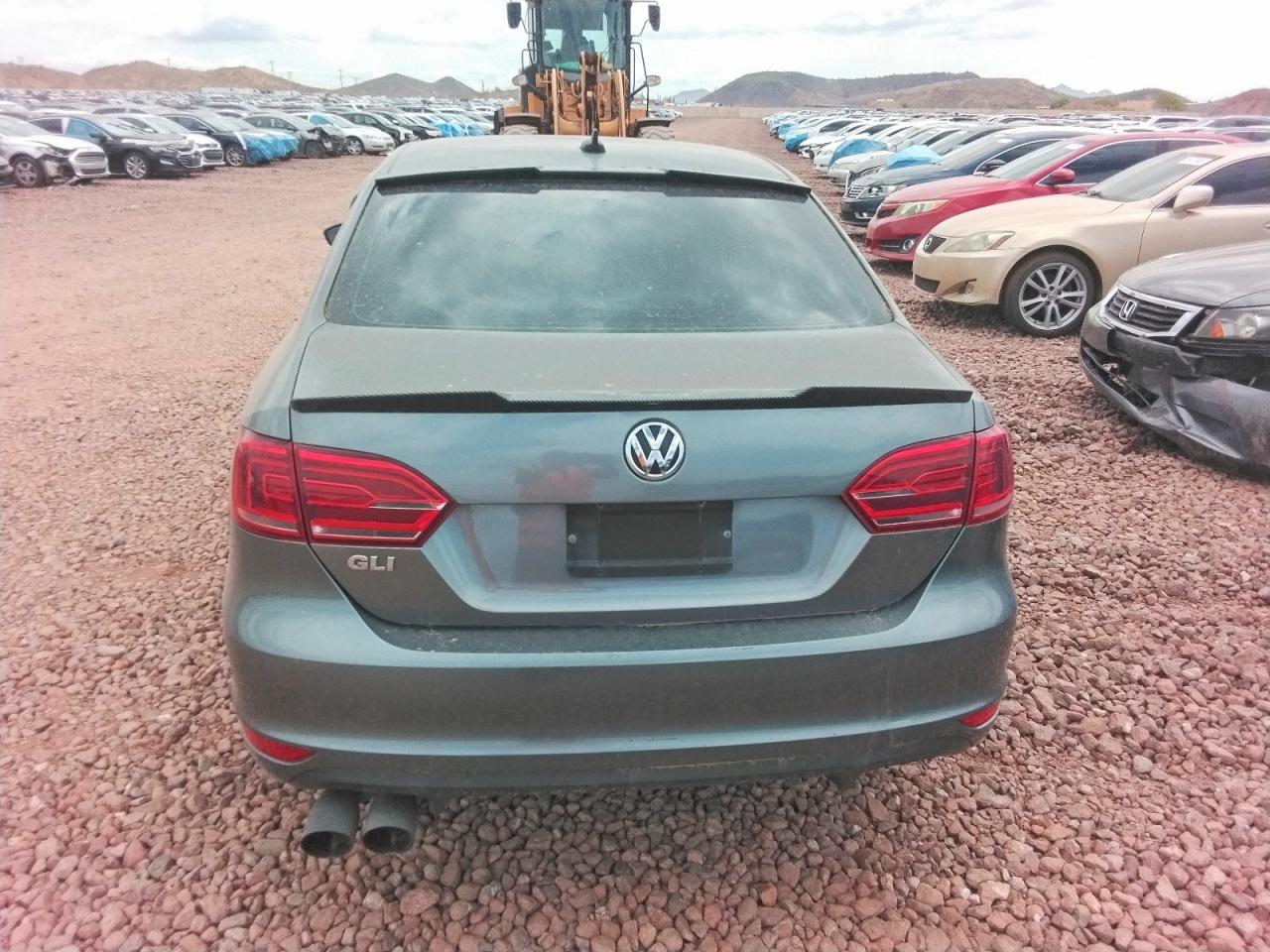 2014 Volkswagen Jetta Gli Gray vin: 3VW4T7AJ8EM373152