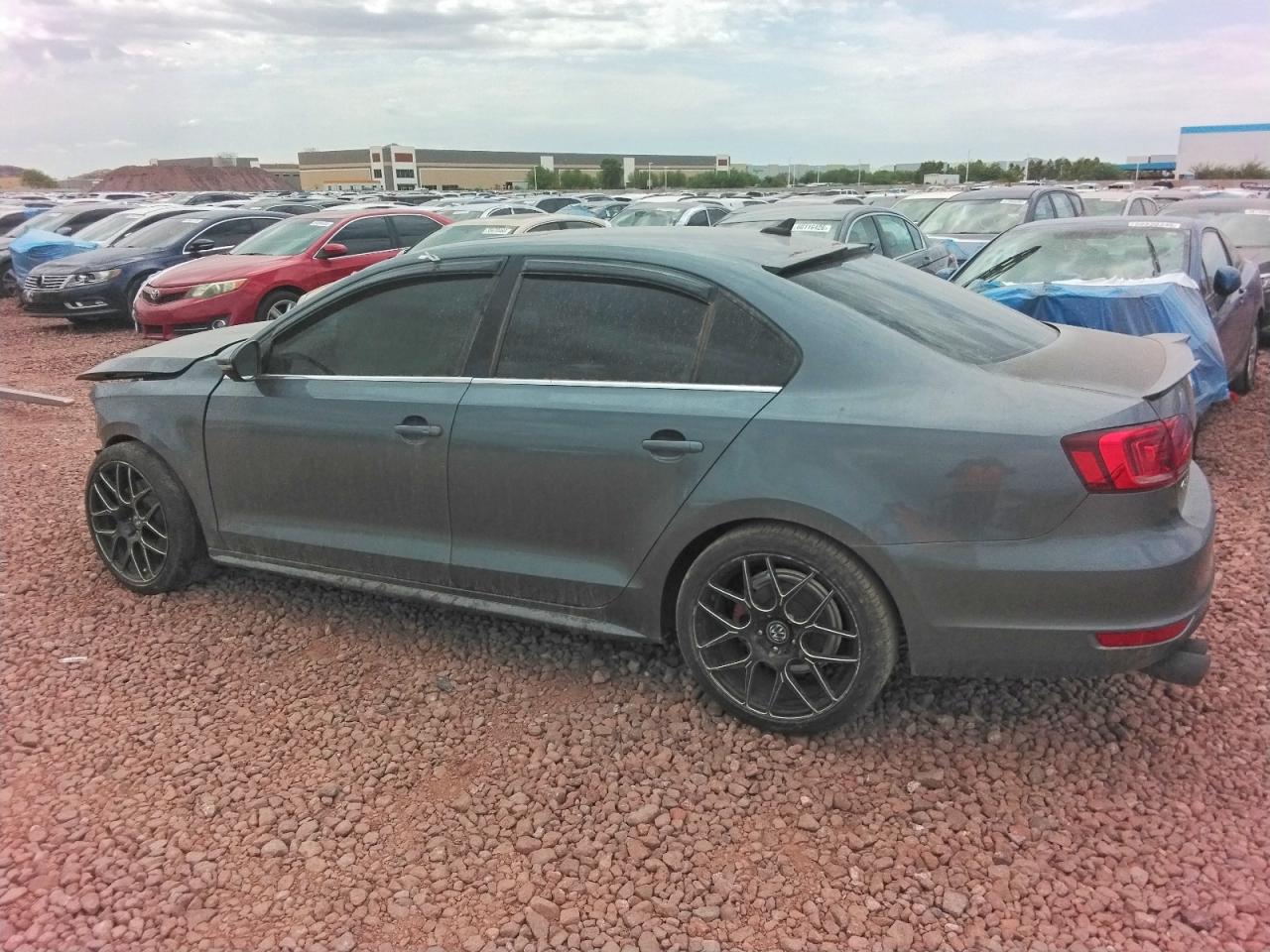 2014 Volkswagen Jetta Gli Gray vin: 3VW4T7AJ8EM373152