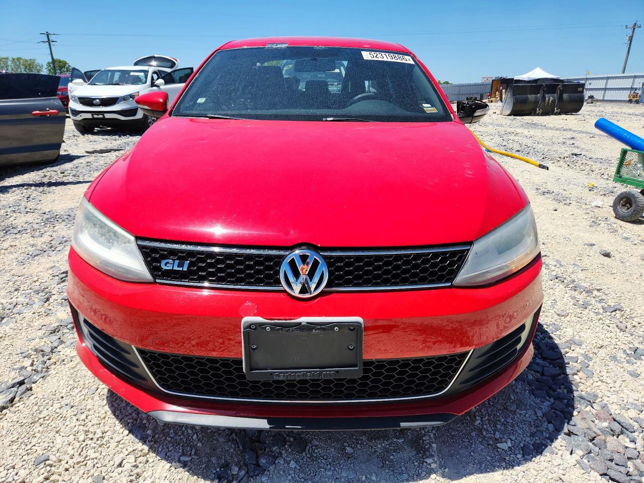 2014 Volkswagen Jetta Gli Red vin: 3VW4T7AJ9EM397041