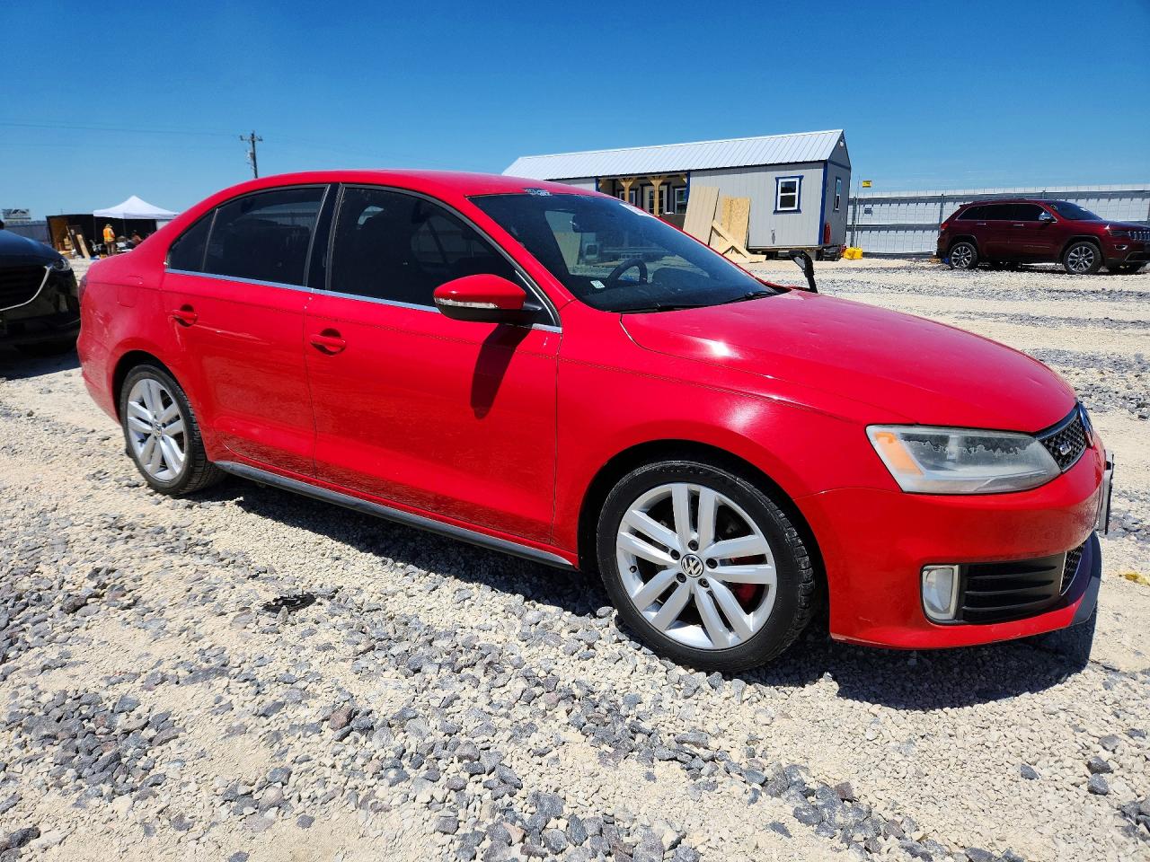 2014 Volkswagen Jetta Gli Red vin: 3VW4T7AJ9EM397041