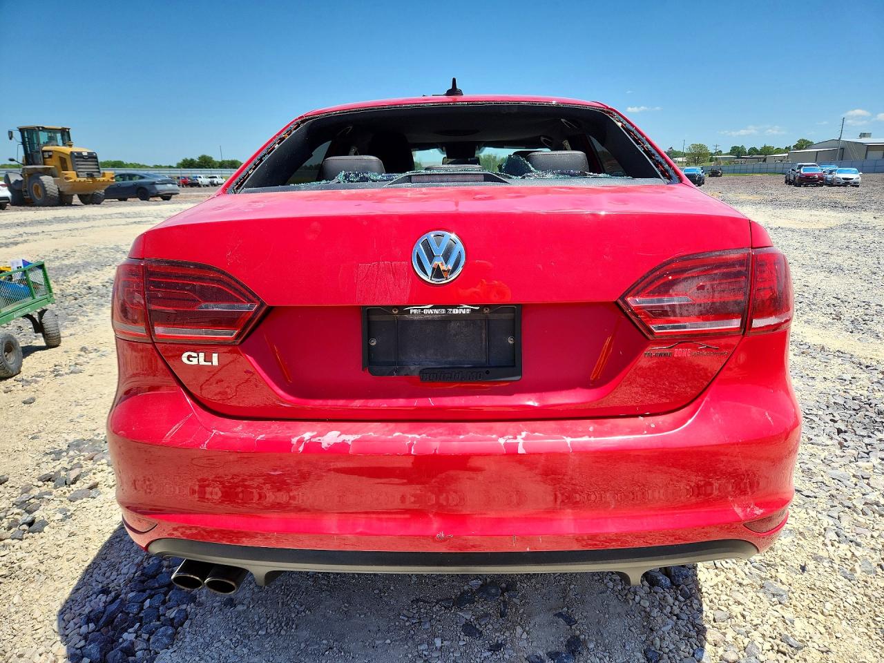 2014 Volkswagen Jetta Gli Red vin: 3VW4T7AJ9EM397041
