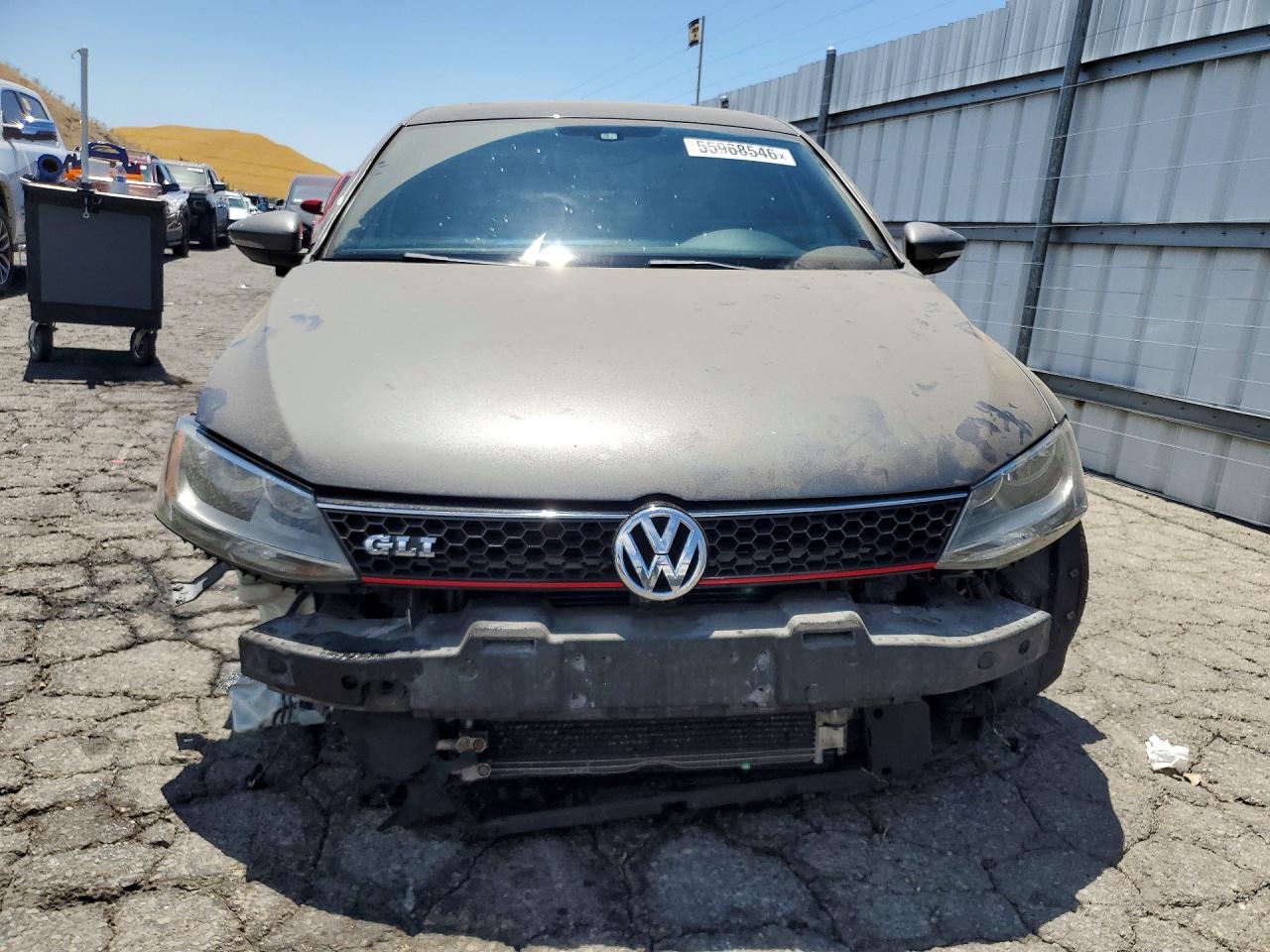 2015 Volkswagen Jetta Gli Gray vin: 3VW4T7AJ9FM345023