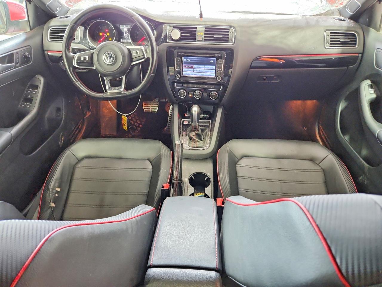 2015 Volkswagen Jetta Gli Red vin: 3VW4T7AJFM277213