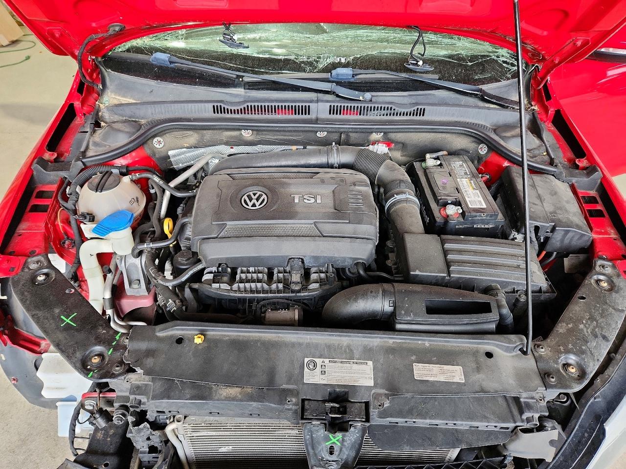 2015 Volkswagen Jetta Gli Red vin: 3VW4T7AJFM277213