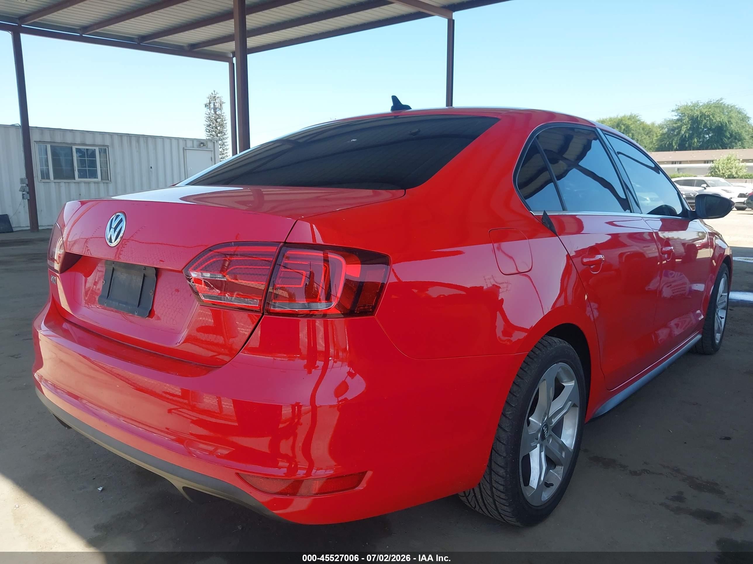 2013 Volkswagen Jetta Gli Autobahn Red vin: 3VW4T7AJXDM286643