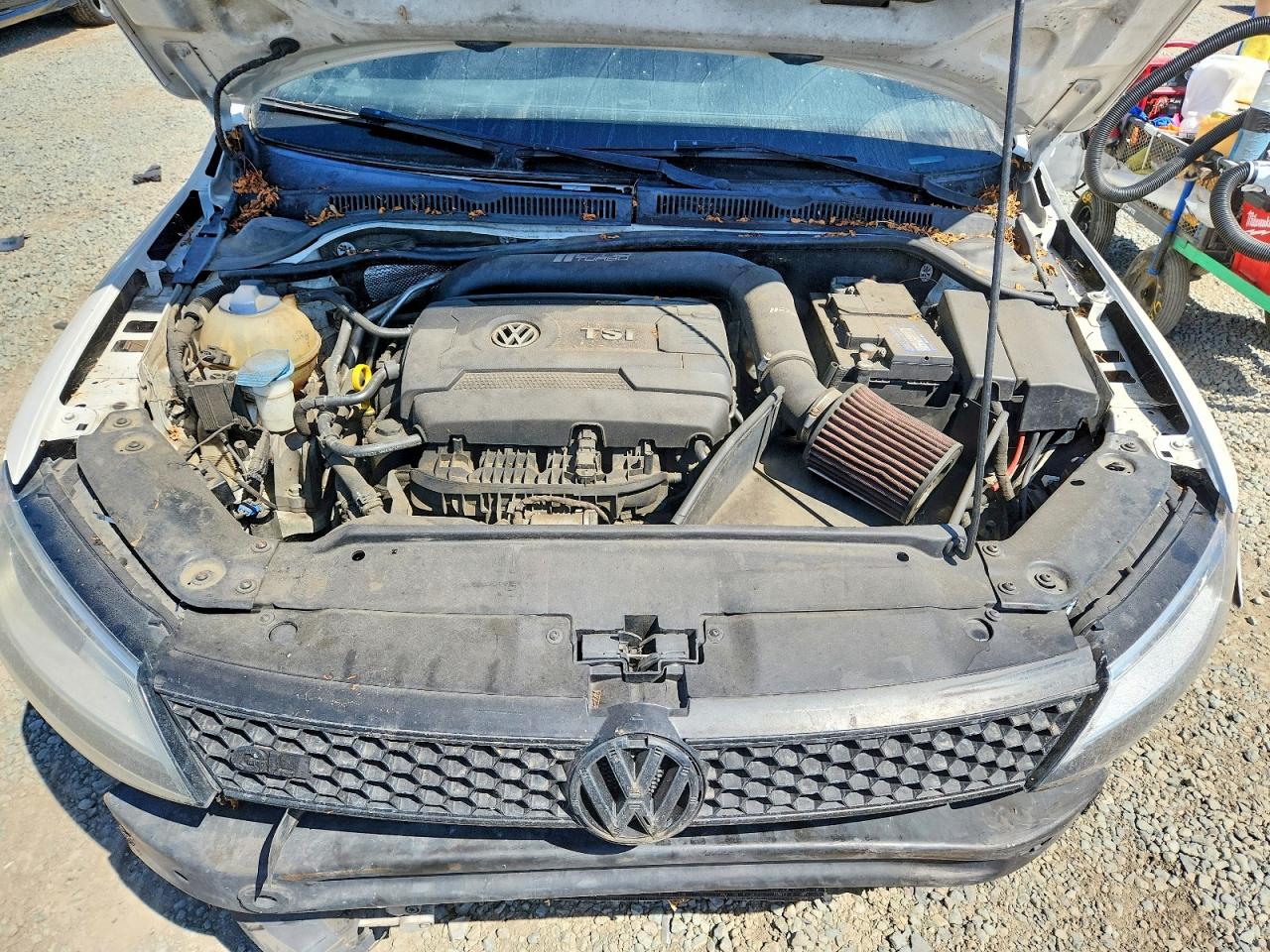 2013 Volkswagen Jetta Gli White vin: 3VW4T7AJXDM291096